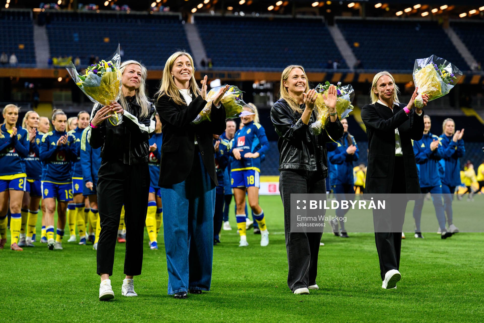 Former players of Sweden Linda Sembrant, Magdalena