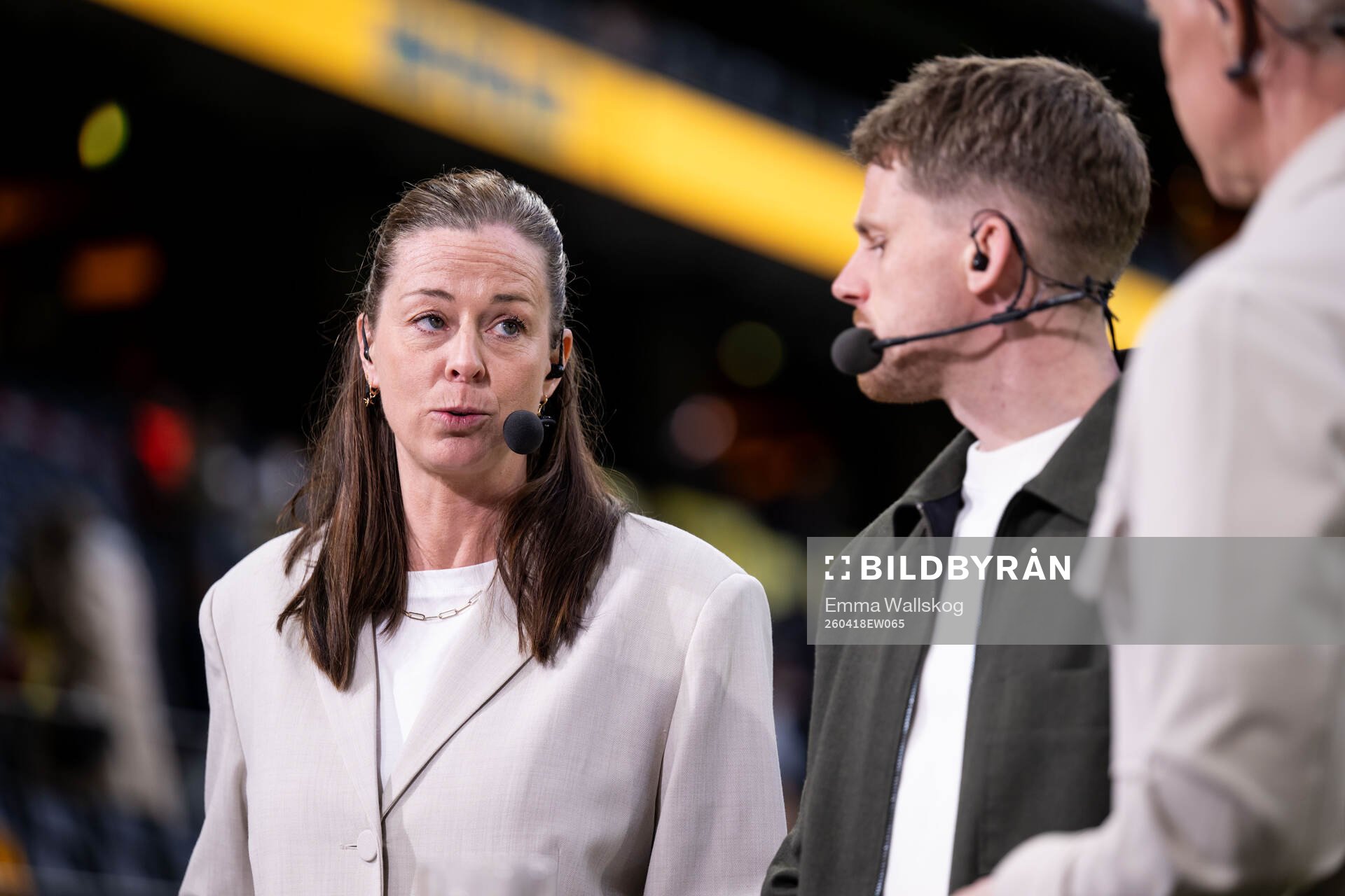 Lotta Schelin, William Strömberg and André Pops in