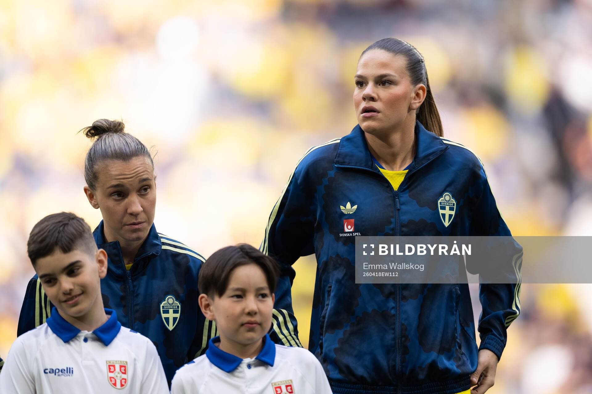 Julia Zigiotti Olme and Bella Andersson of Sweden