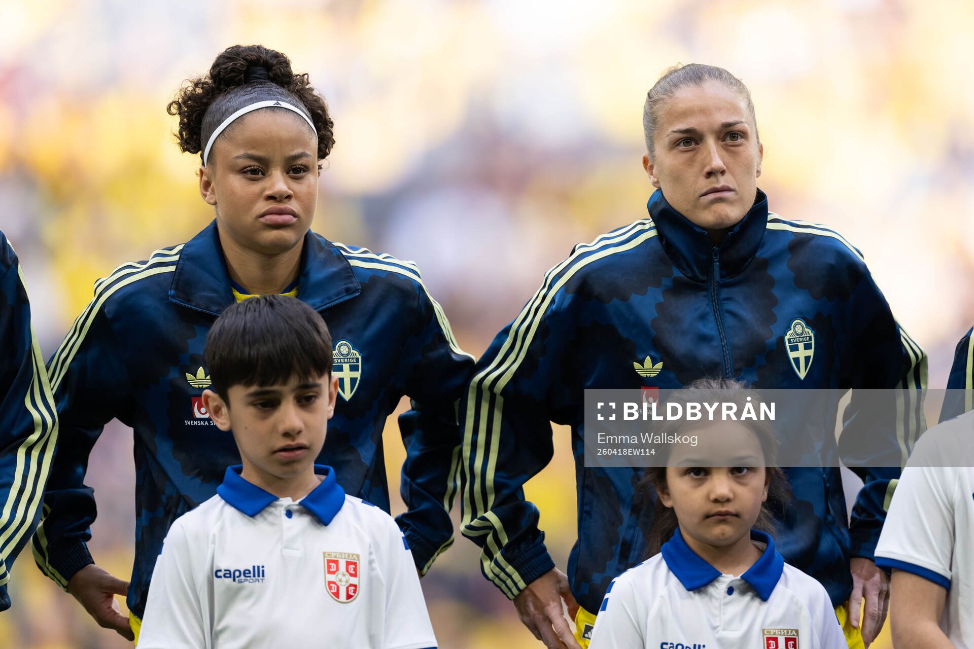 Felicia Schröder and Filippa Angeldahl of Sweden