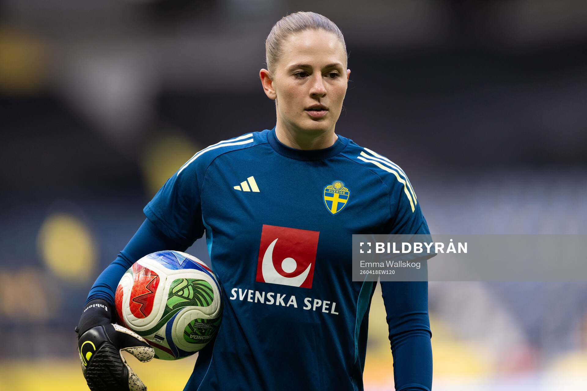 Goalkeeper Tove Enblom of Sweden