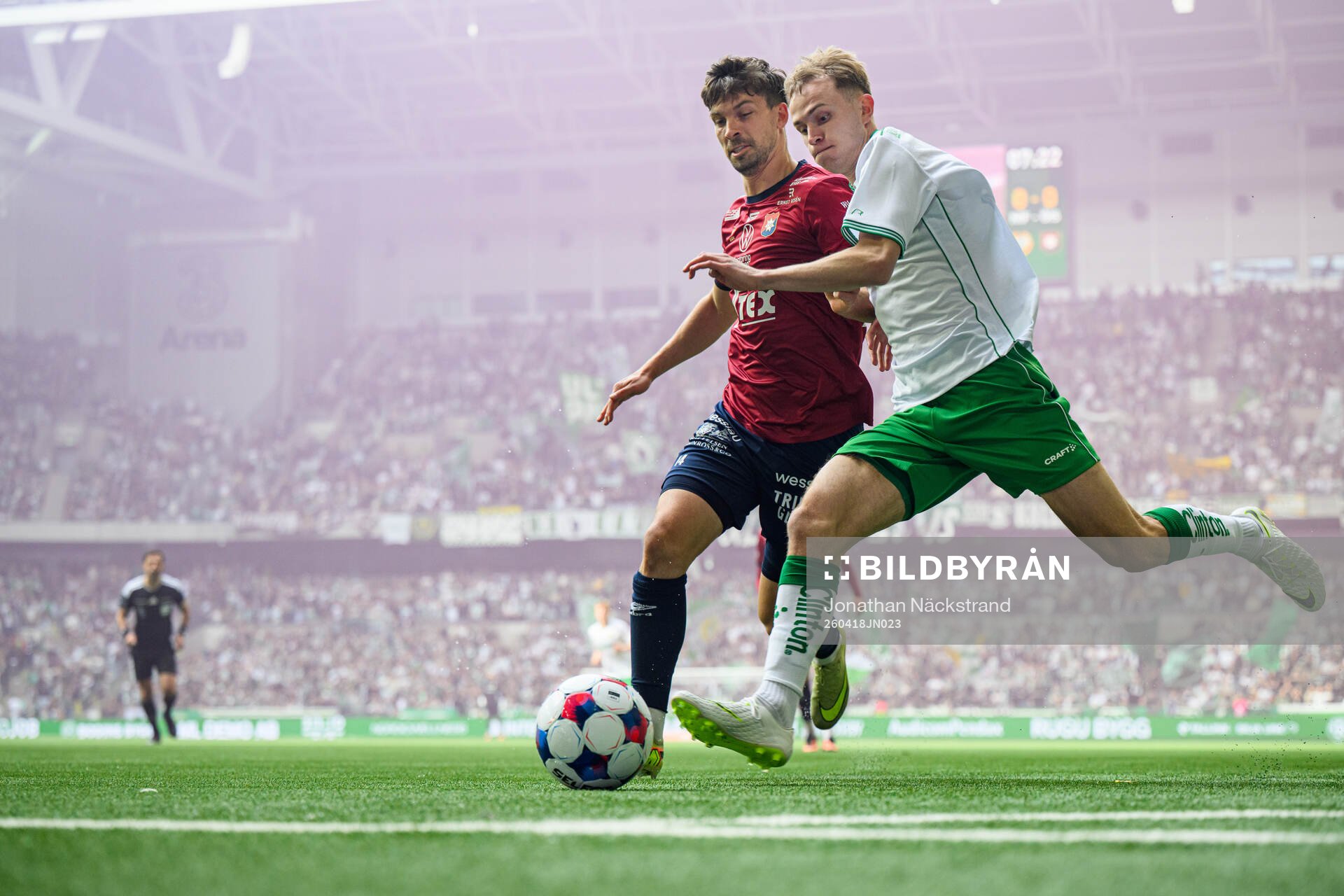 Örgrytes Daniel Paulson och Hammarbys Victor Stange Lind