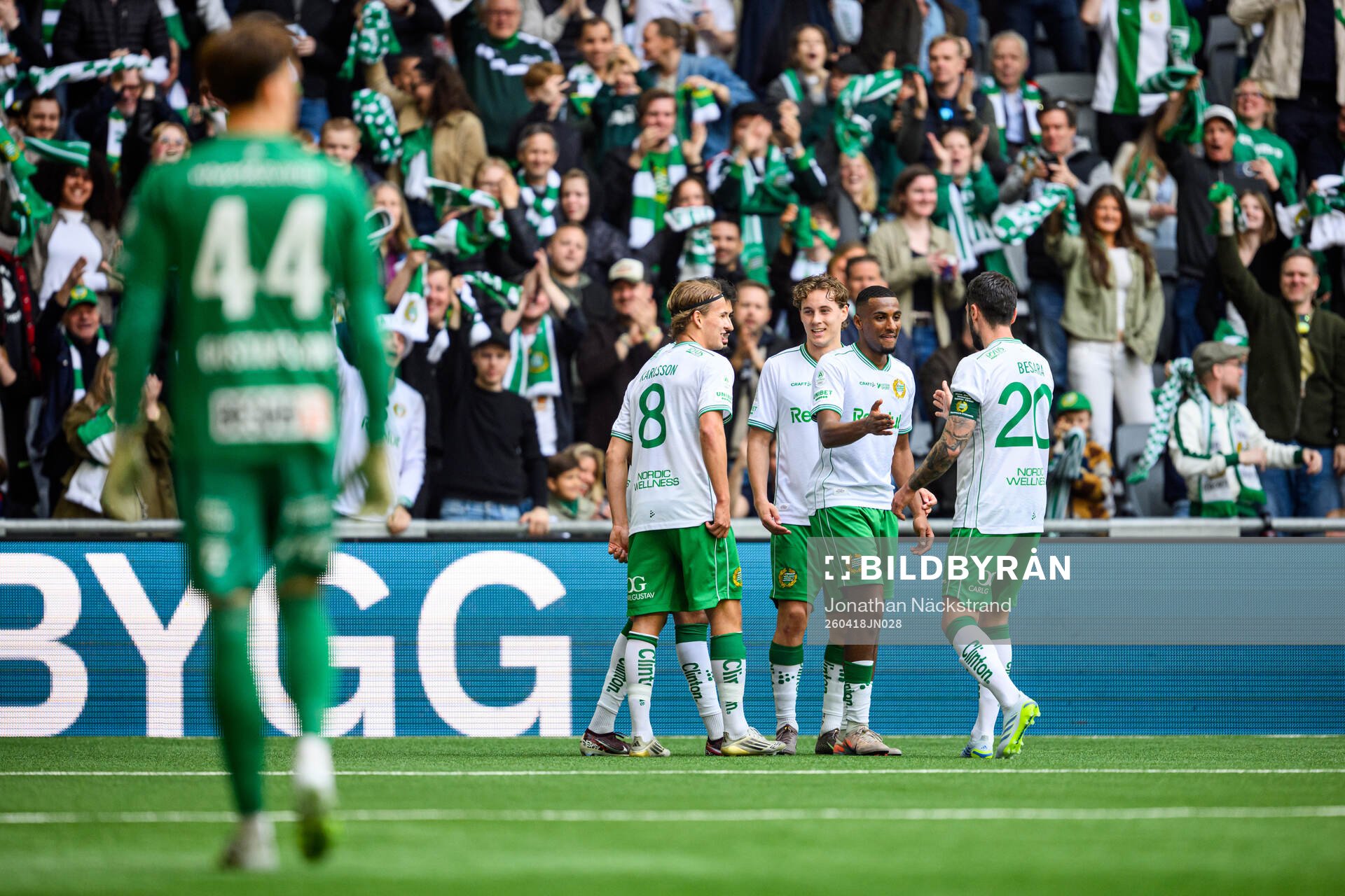 Hammarbys Paulos Abraham jublar