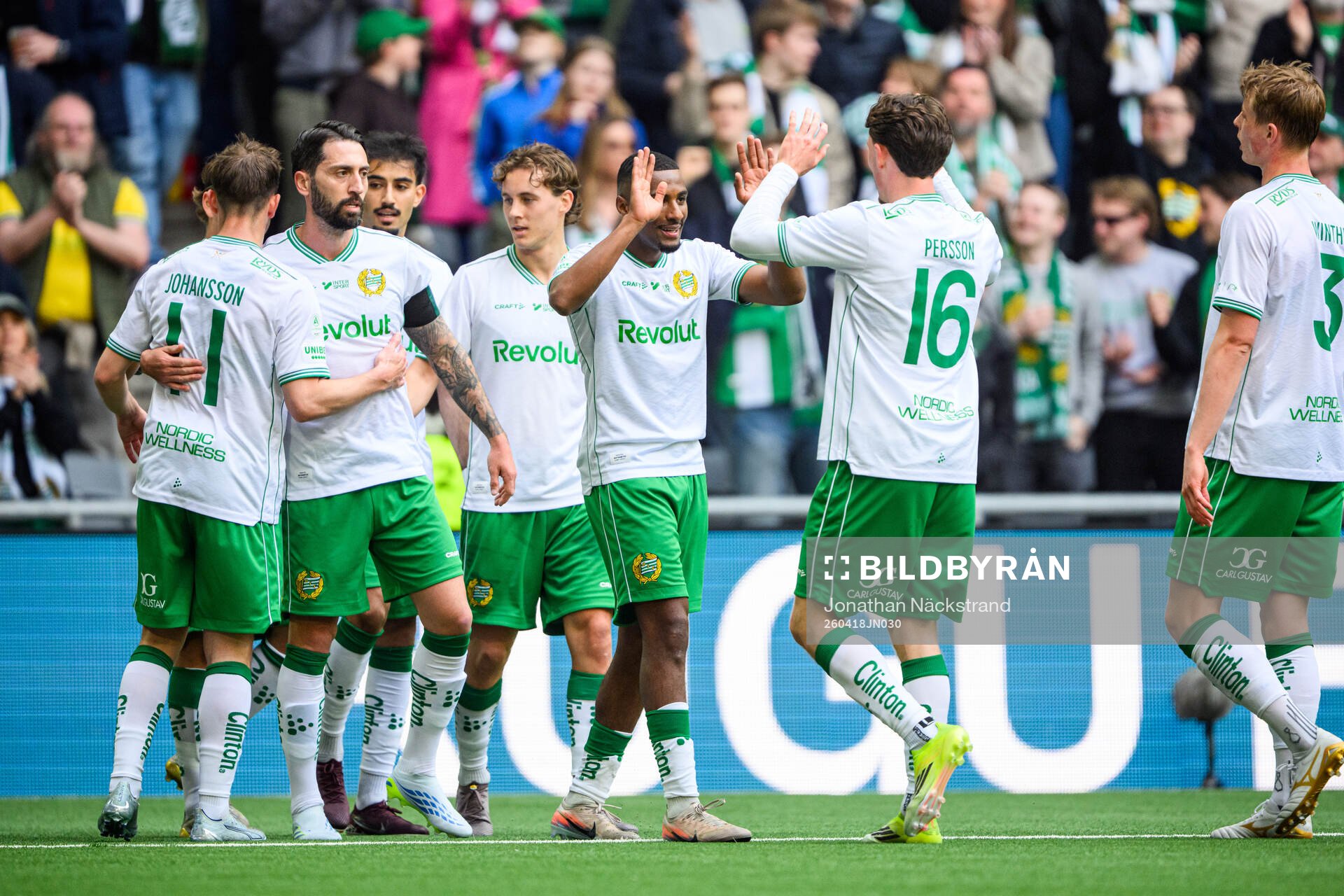 Hammarbys Paulos Abraham jublar