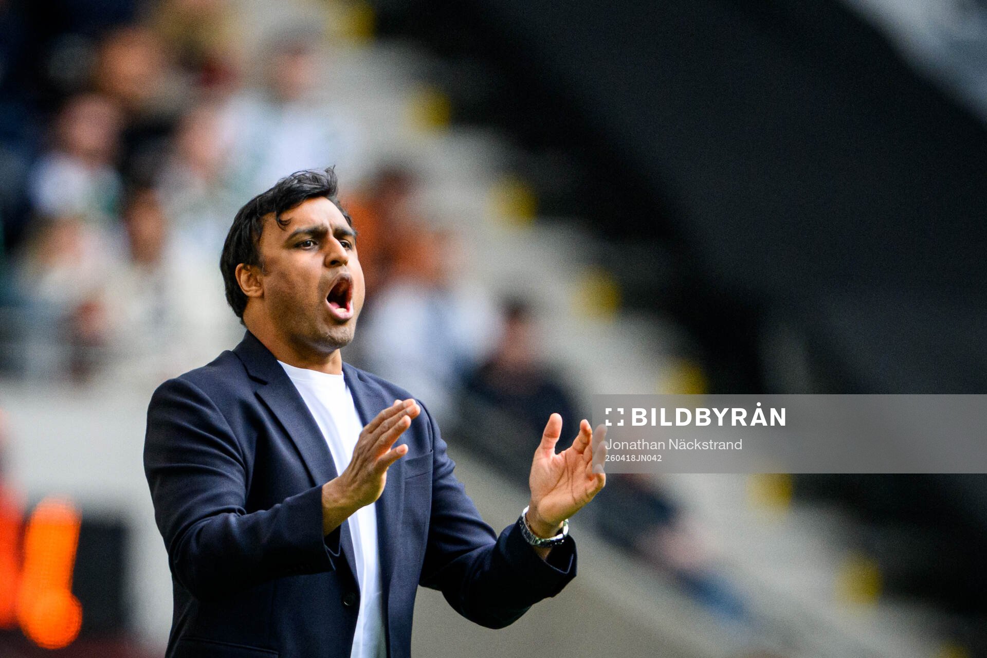 Hammarbys tränare Kalle Karlsson