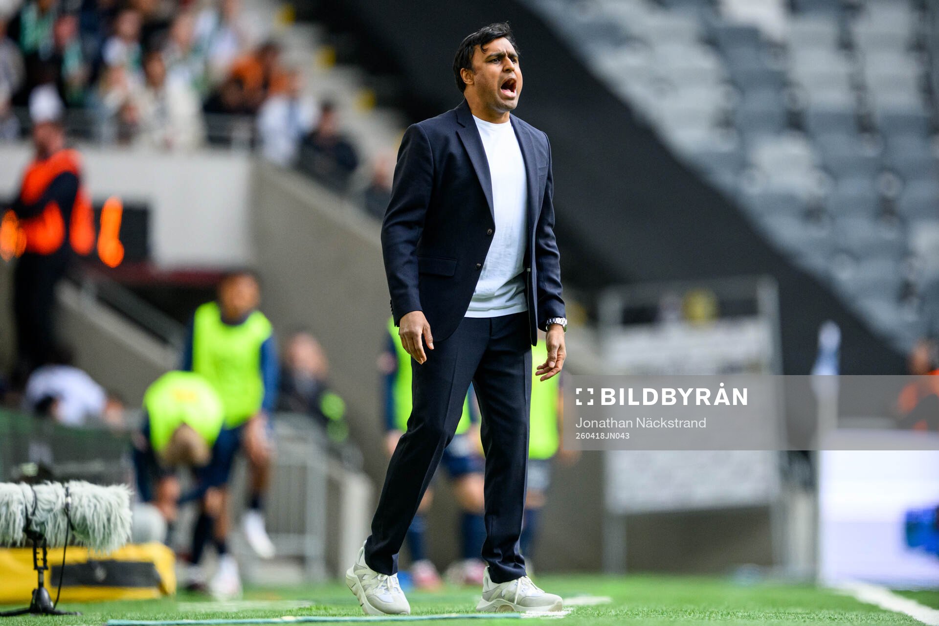 Hammarbys tränare Kalle Karlsson