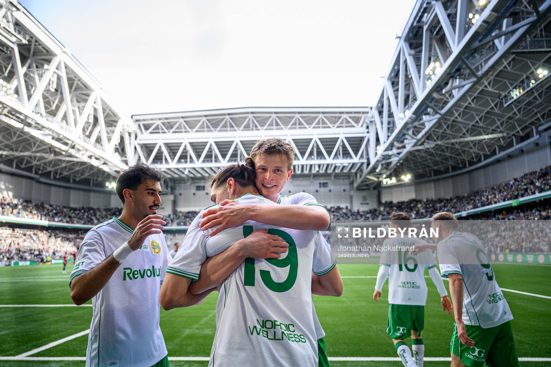 Hammarbys Nikola Vasic jublar