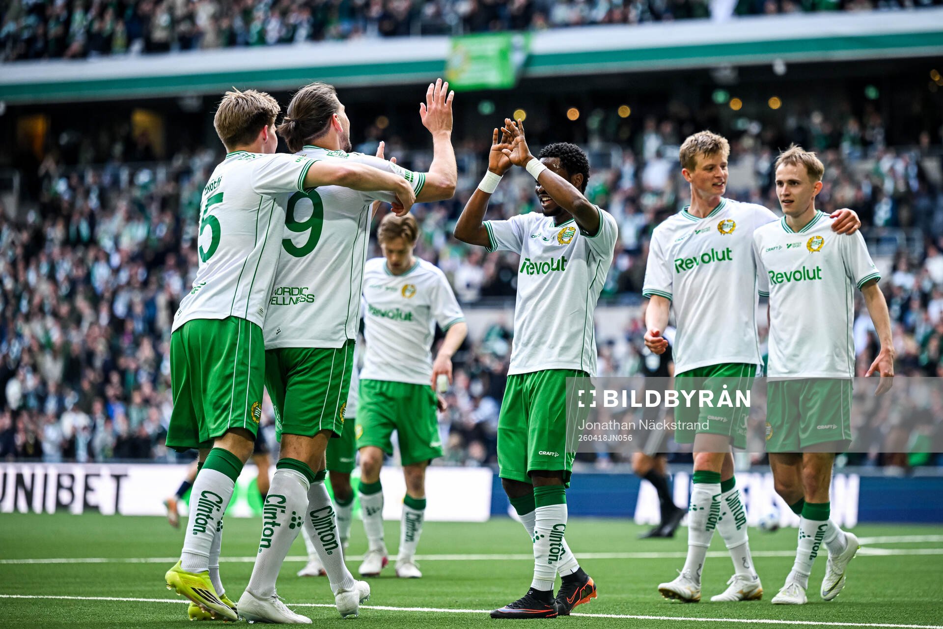Hammarbys Nikola Vasic jublar