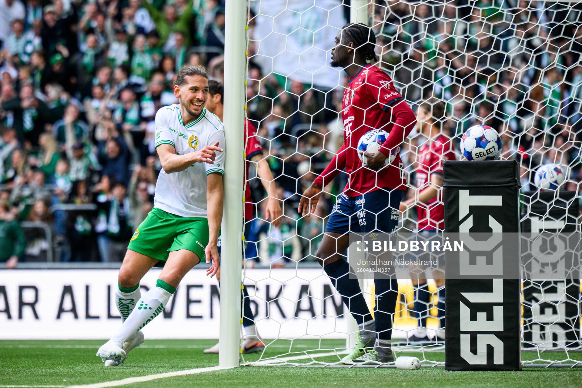 Hammarbys Nikola Vasic jublar