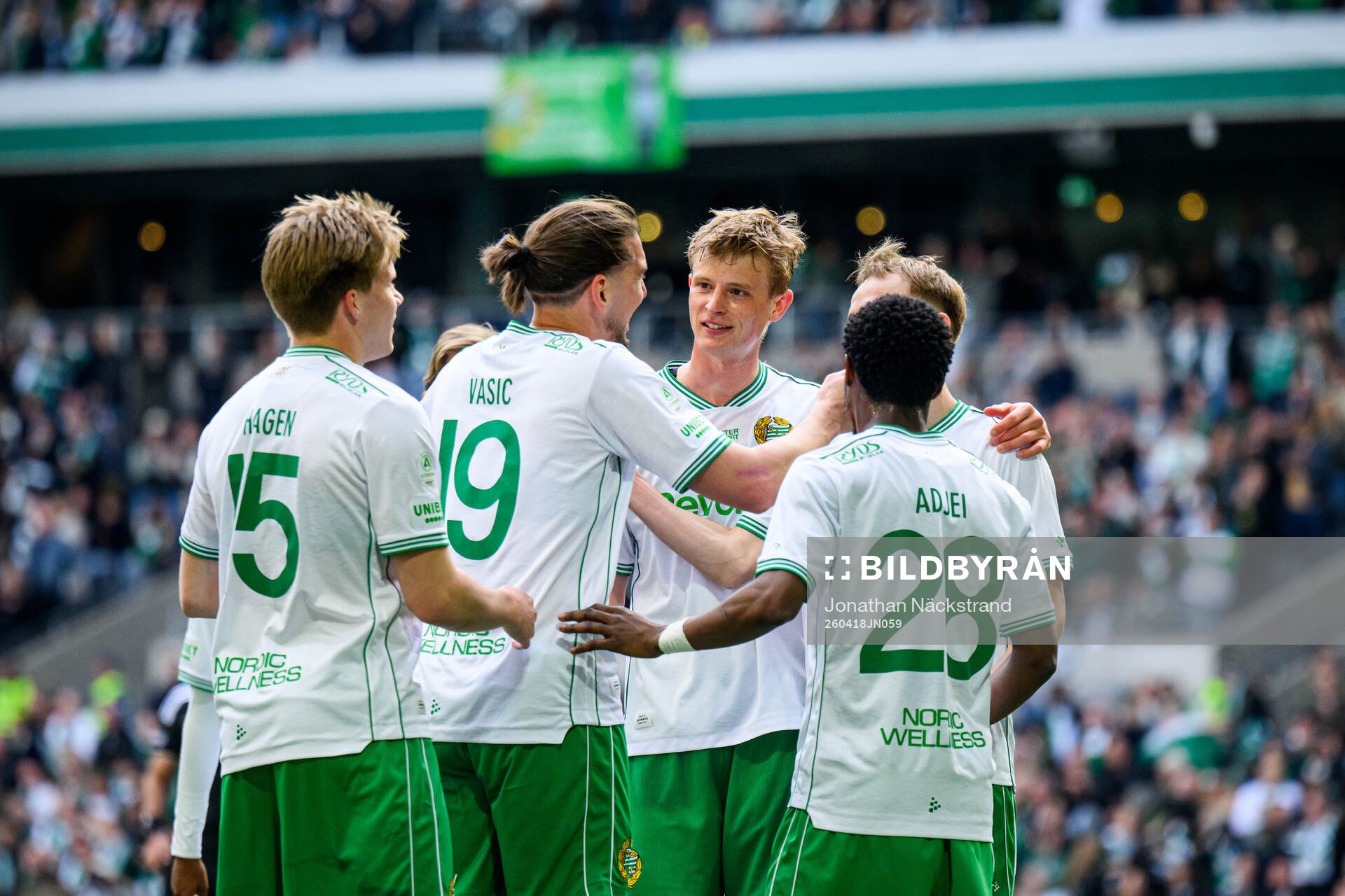 Hammarbys Nikola Vasic jublar