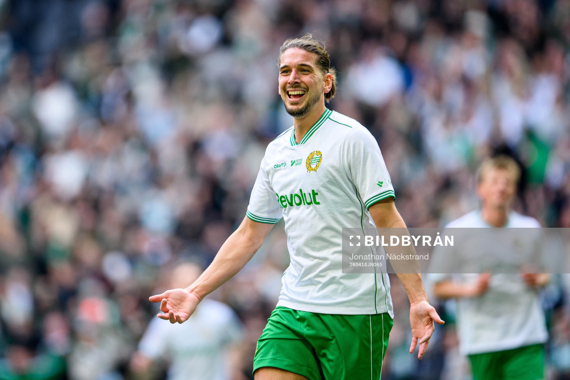 Hammarbys Nikola Vasic jublar