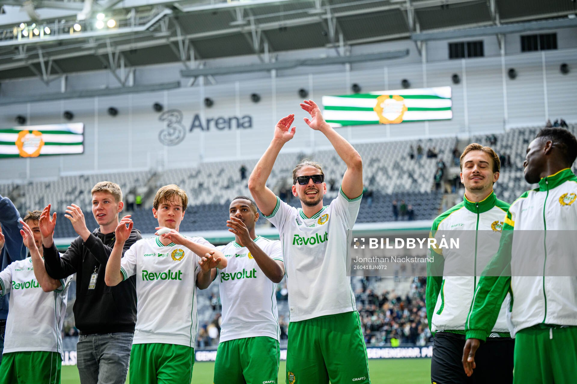 Hammarbys Nikola Vasic jublar