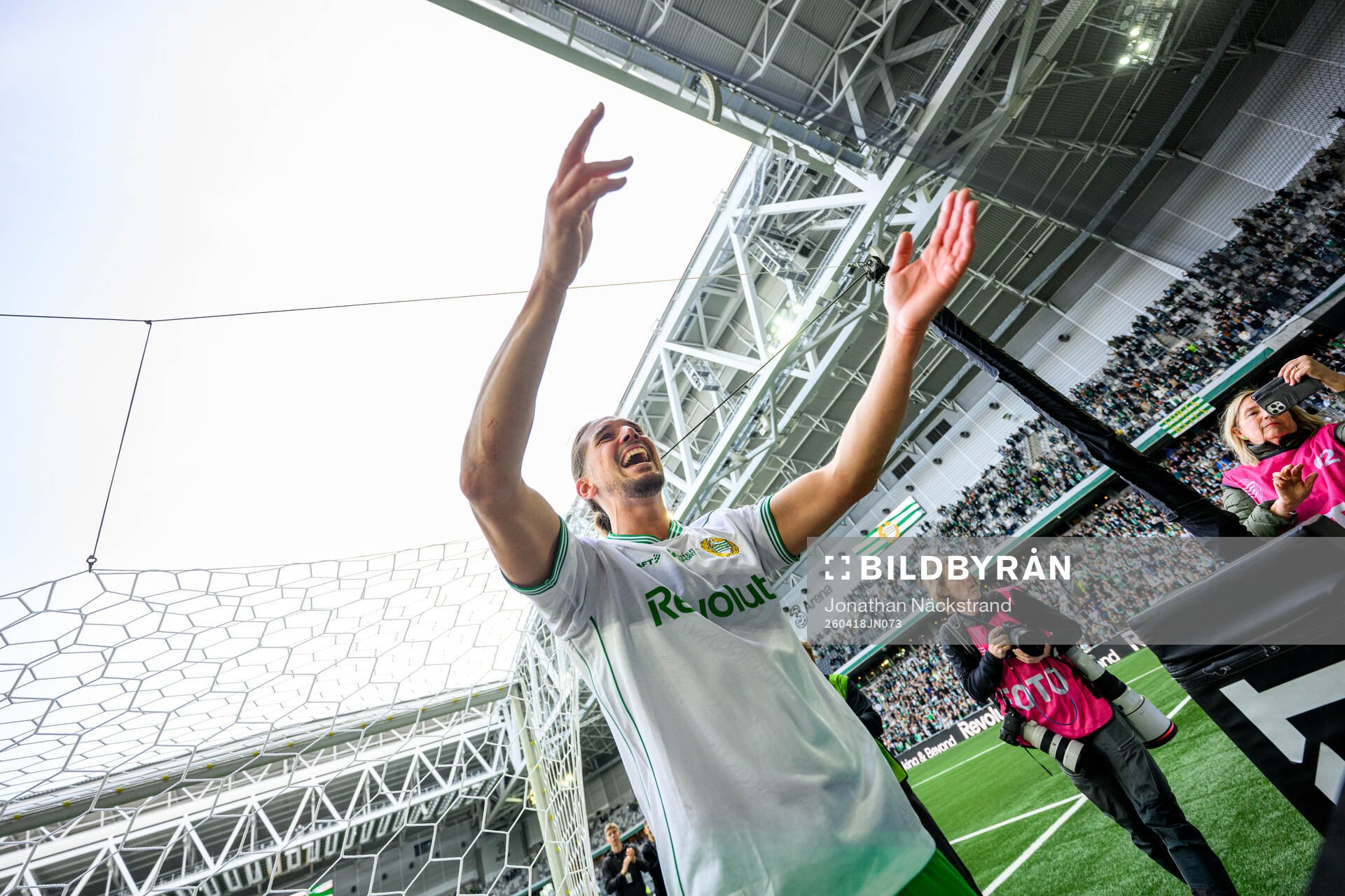 Hammarbys Nikola Vasic jublar