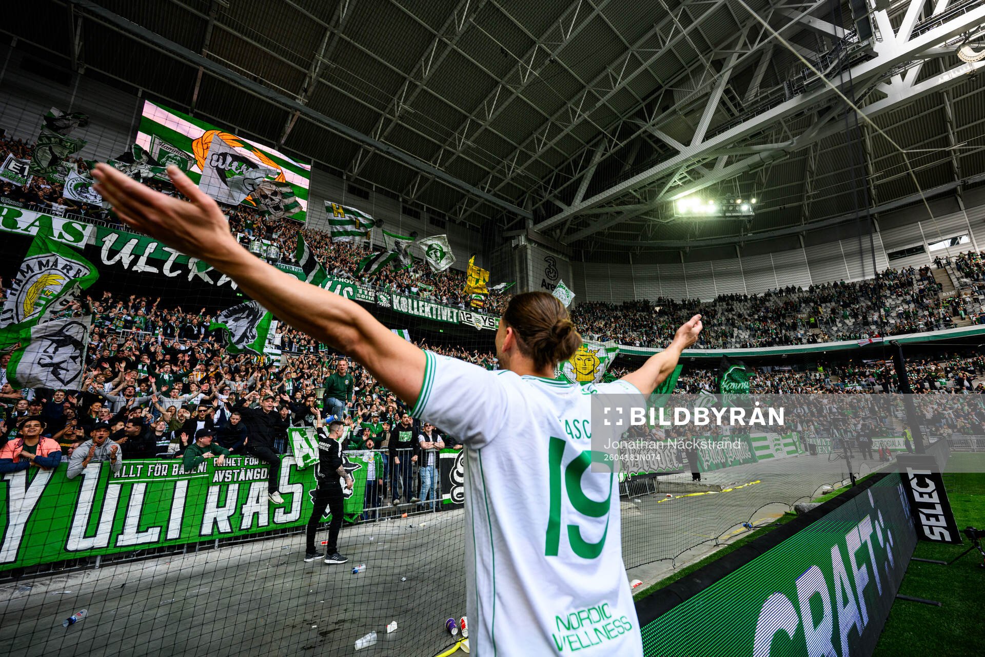 Hammarbys Nikola Vasic jublar