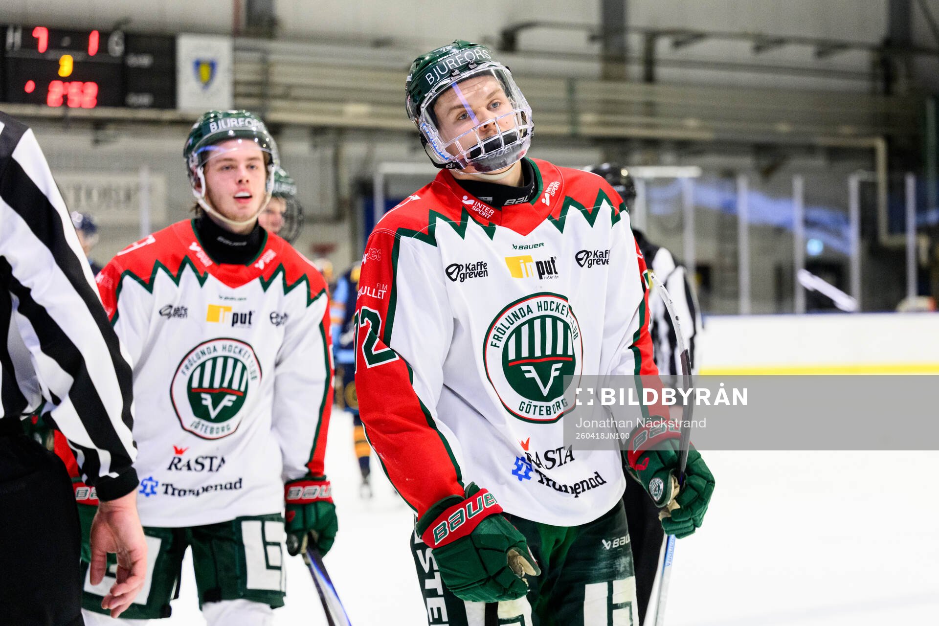 Frölundas Viktor Olin jublar