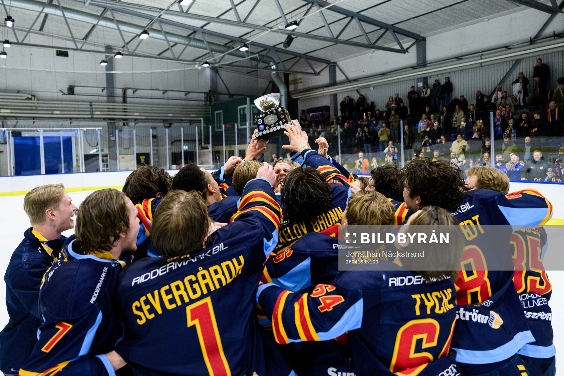Djurgårdens spelare jublar
