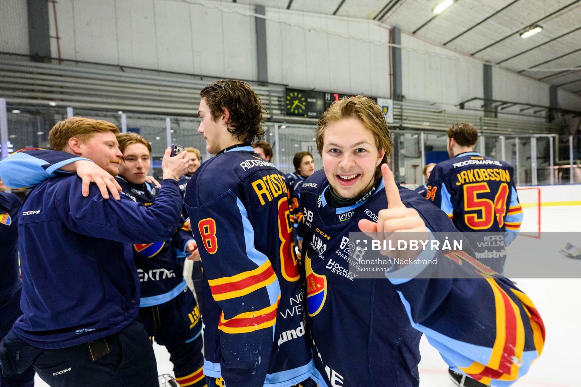 Djurgårdens Hugo Lindell jublar