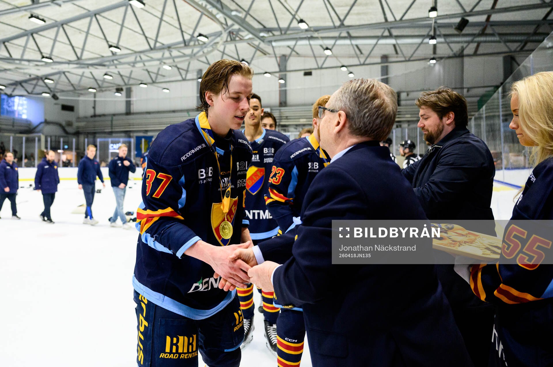 Djurgårdens Fred Nord vid prisutdelningen