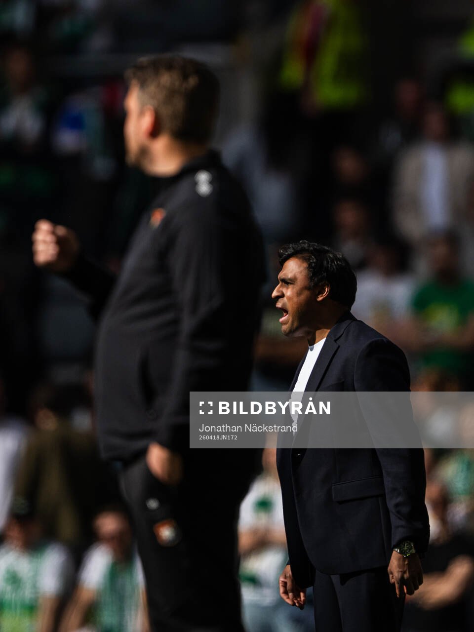 Hammarbys tränare Kalle Karlsson