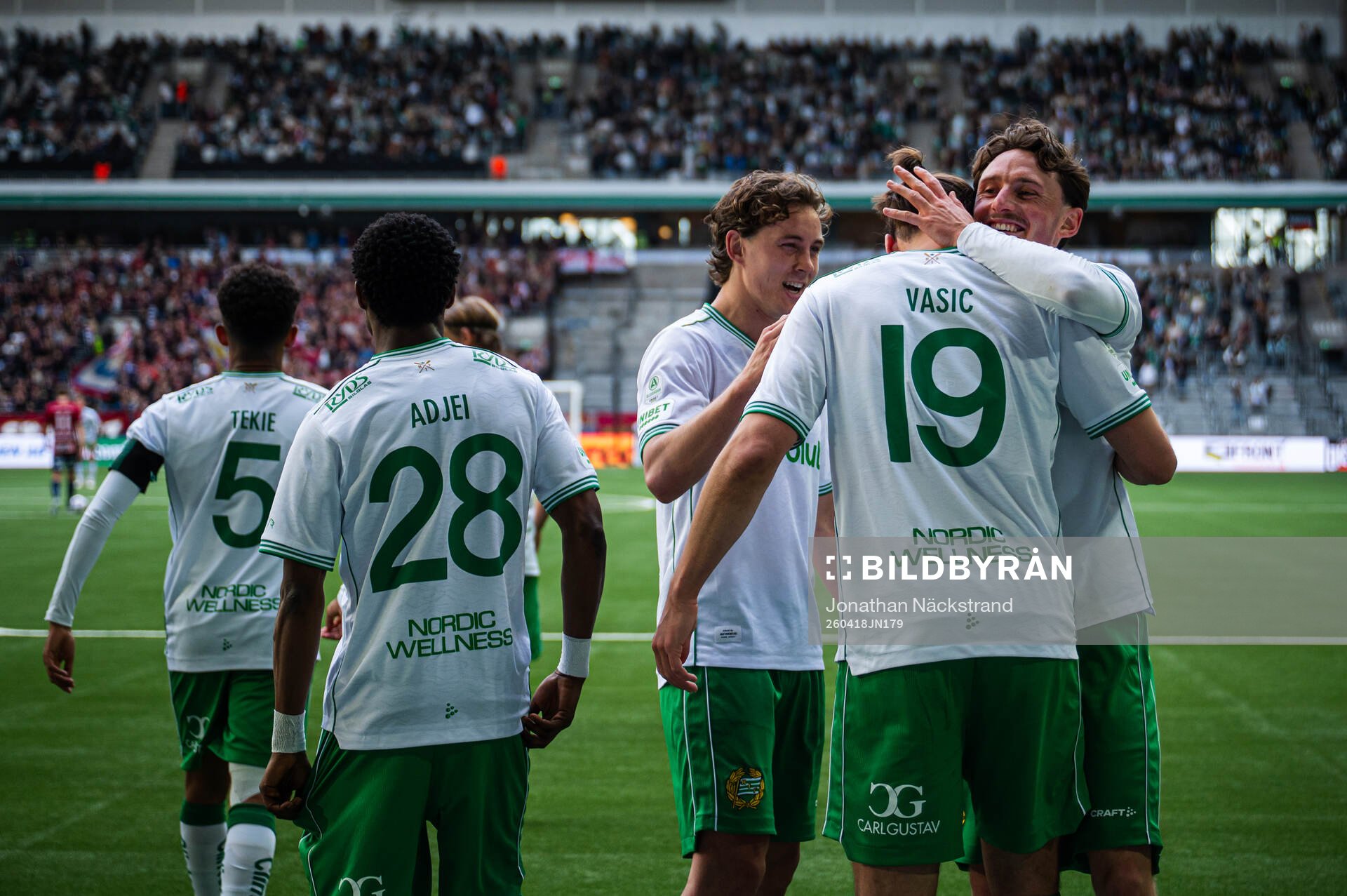 Hammarbys Nikola Vasic jublar