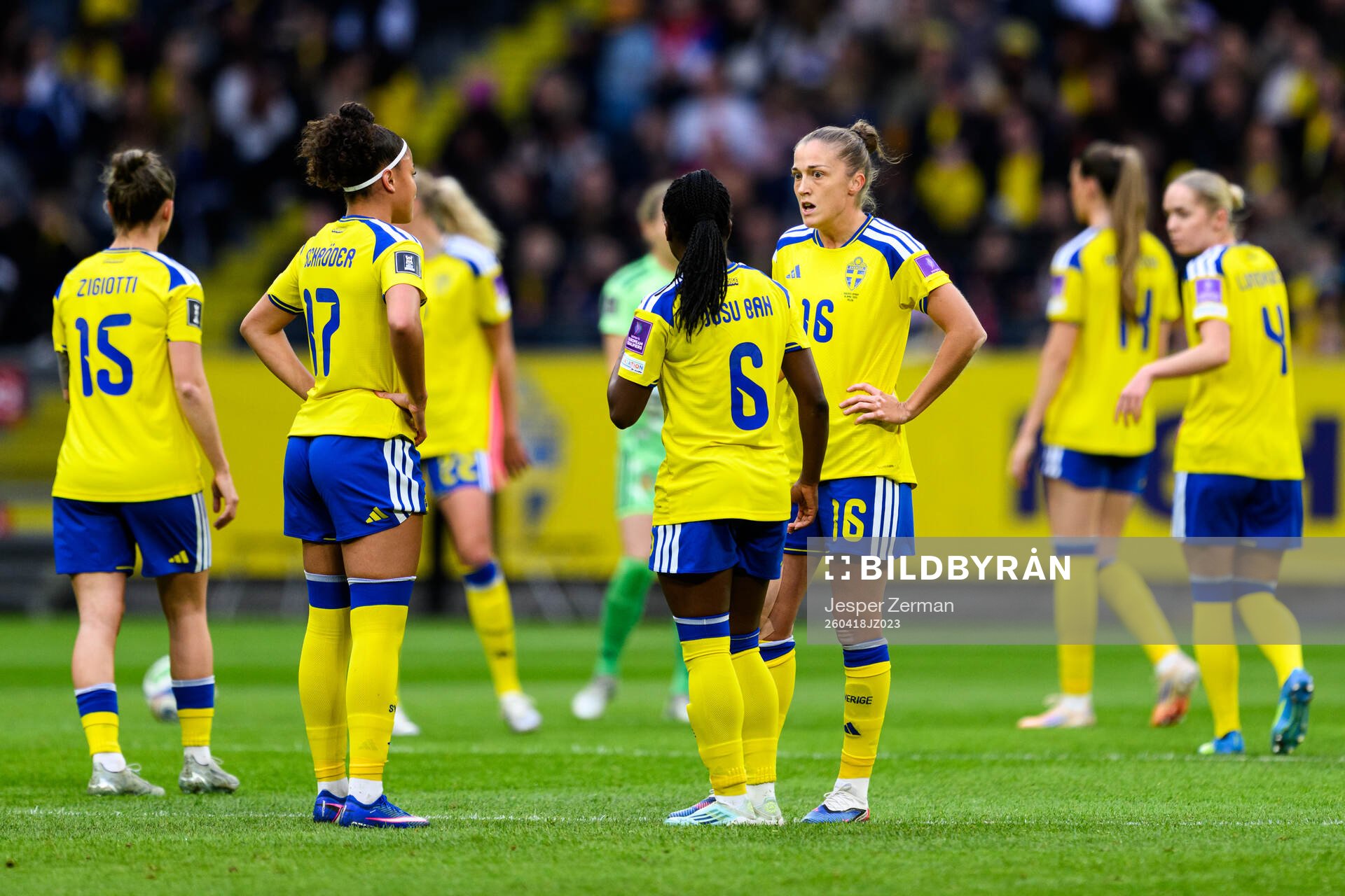 Julia Zigiotti Olme, Felicia Schröder, Monica Jusu Bah and