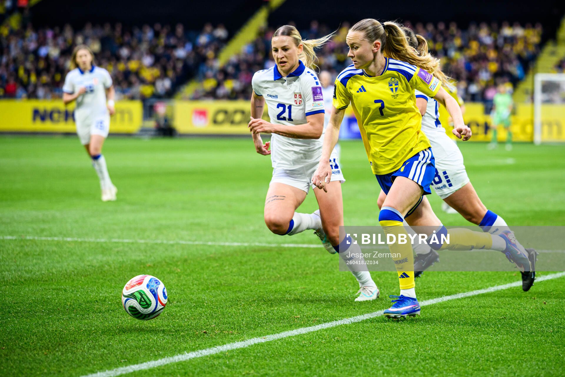 Živana Stupar of Serbia and Matilda Vinberg of Sweden