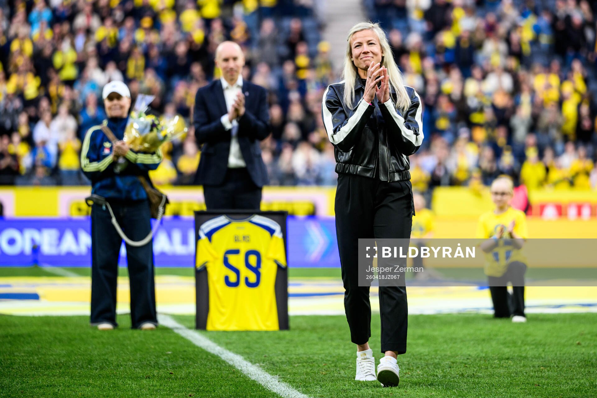 Former player of Sweden Hanna Glas