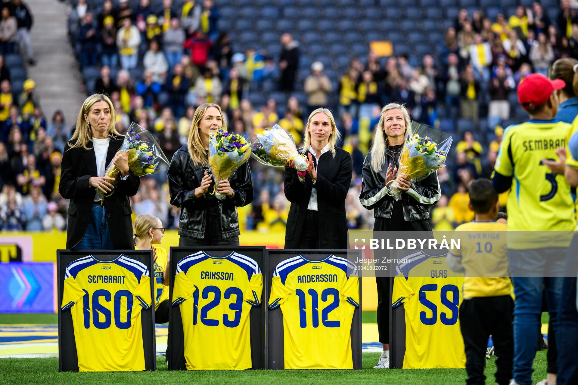 Former players of Sweden Linda Sembrant, Magdalena