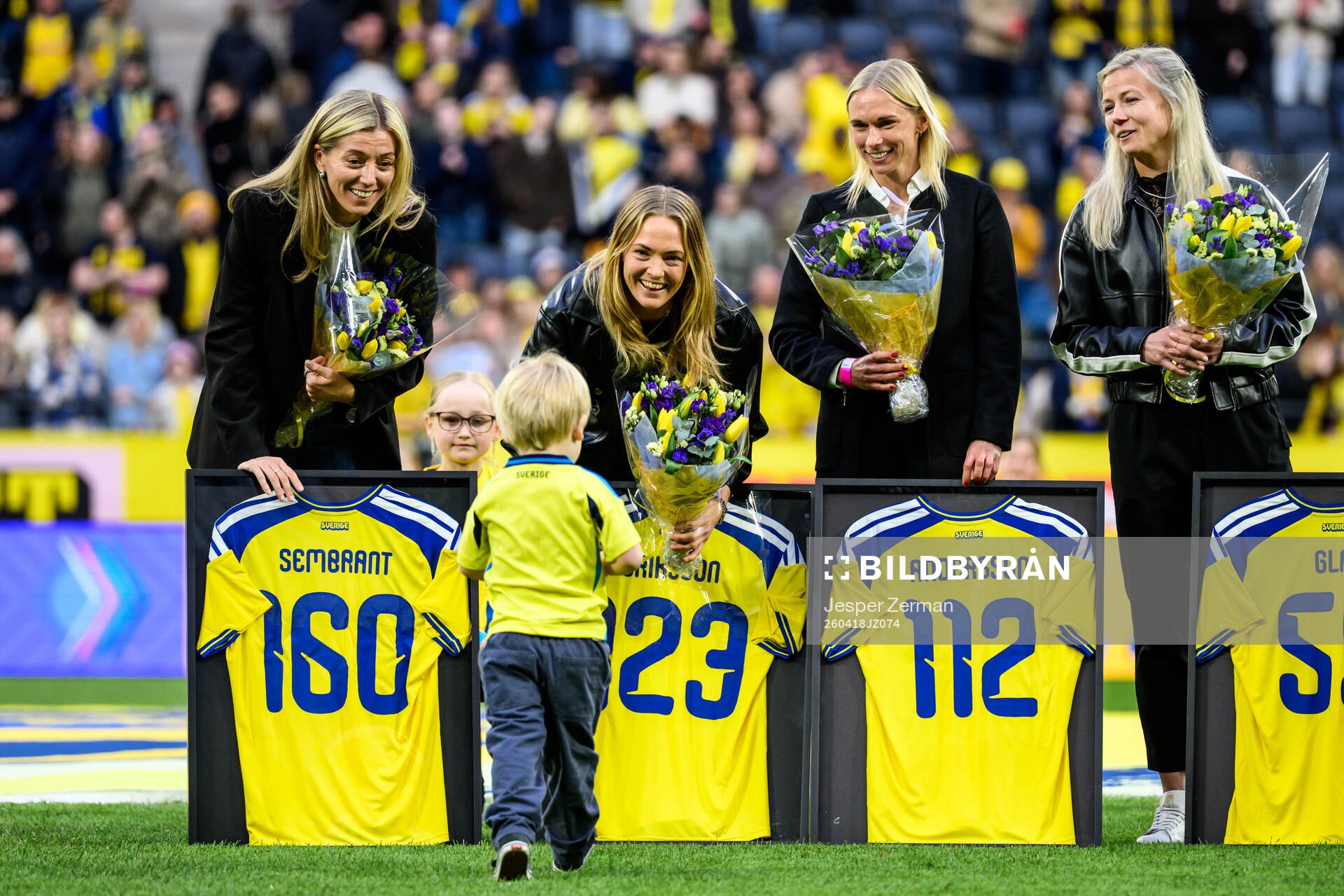 Former players of Sweden Linda Sembrant, Magdalena