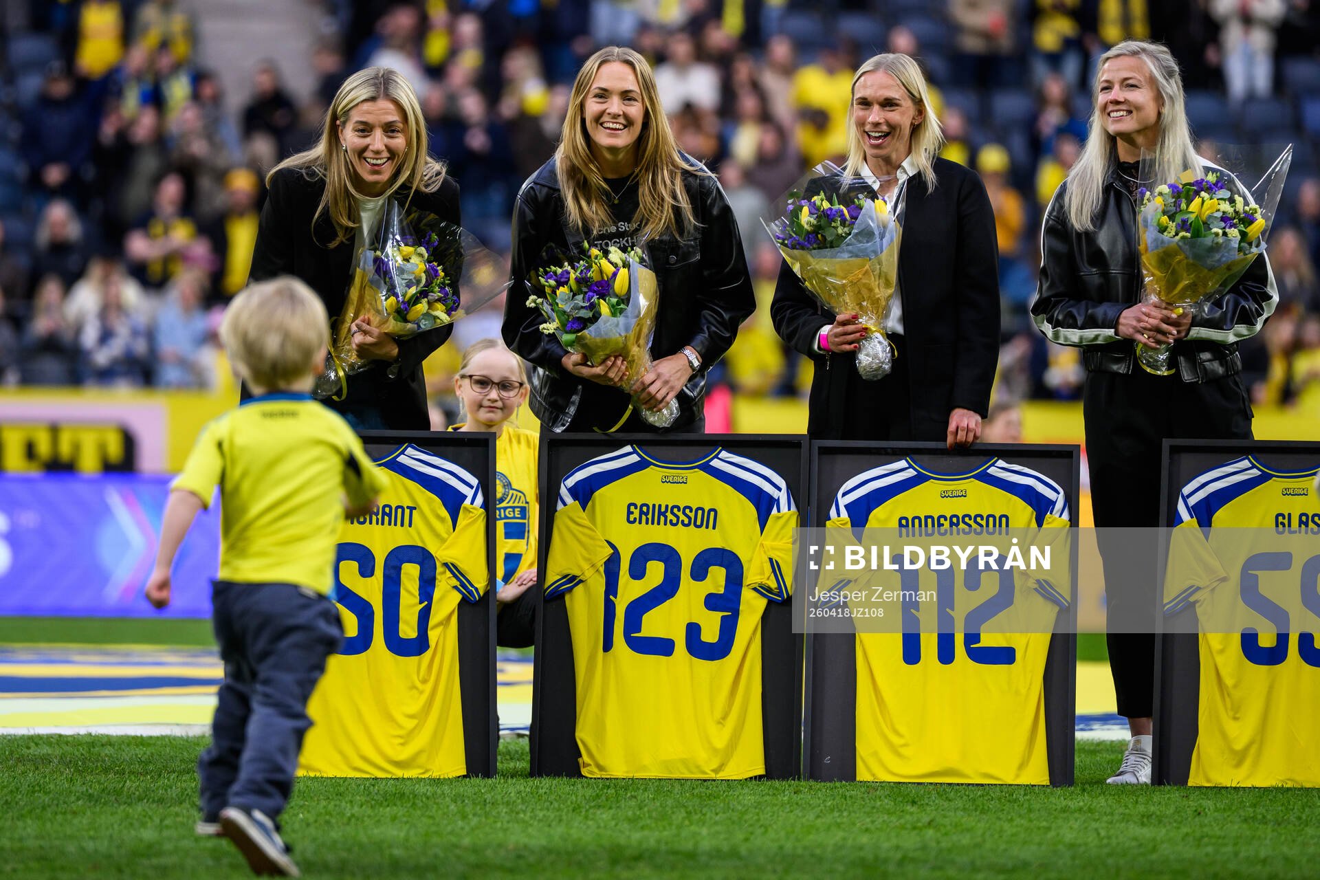 Linda Sembrant, Magdalena Eriksson, Jonna Andersson and