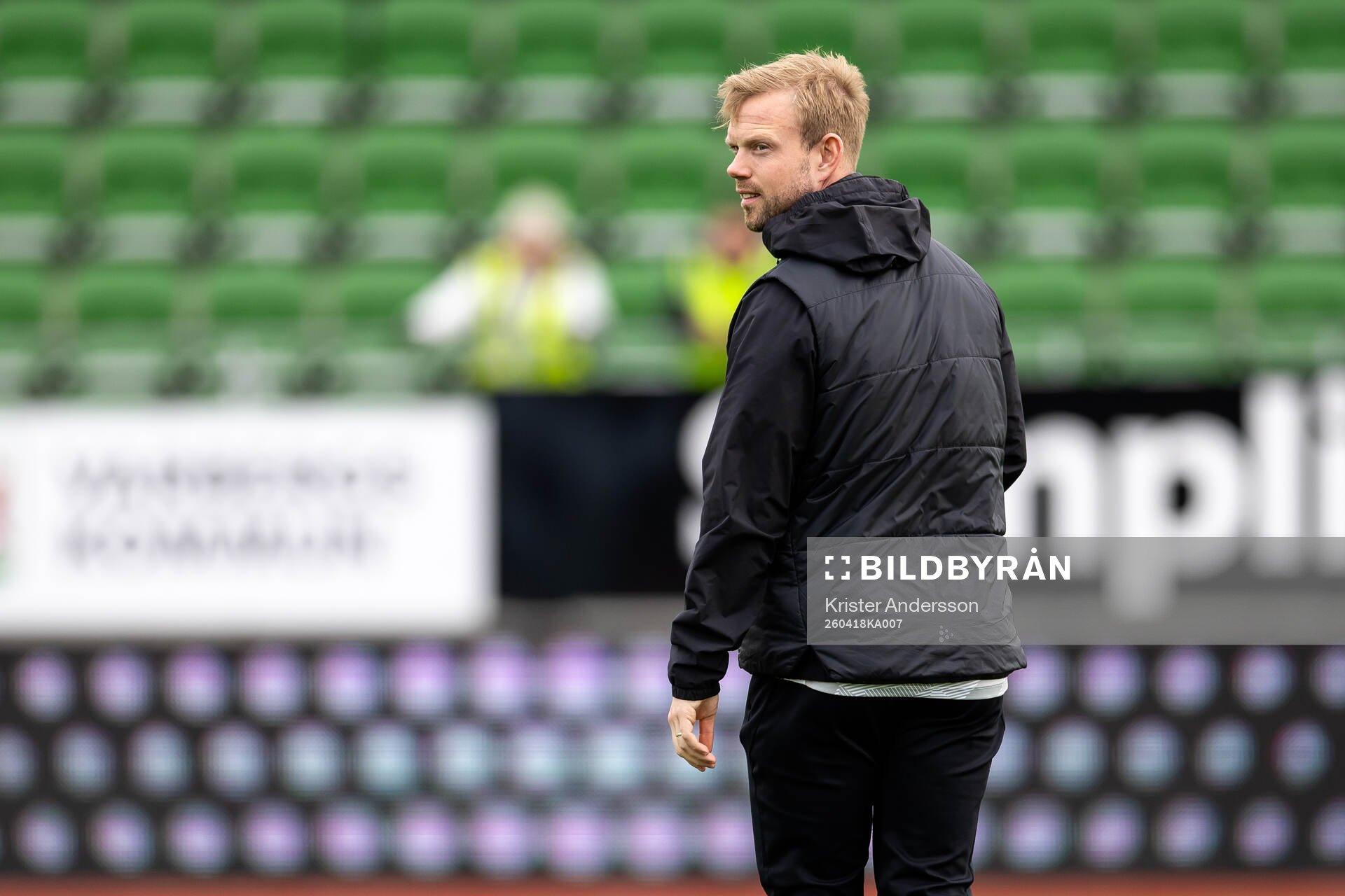 Varbergs tränare Victor Salwén
