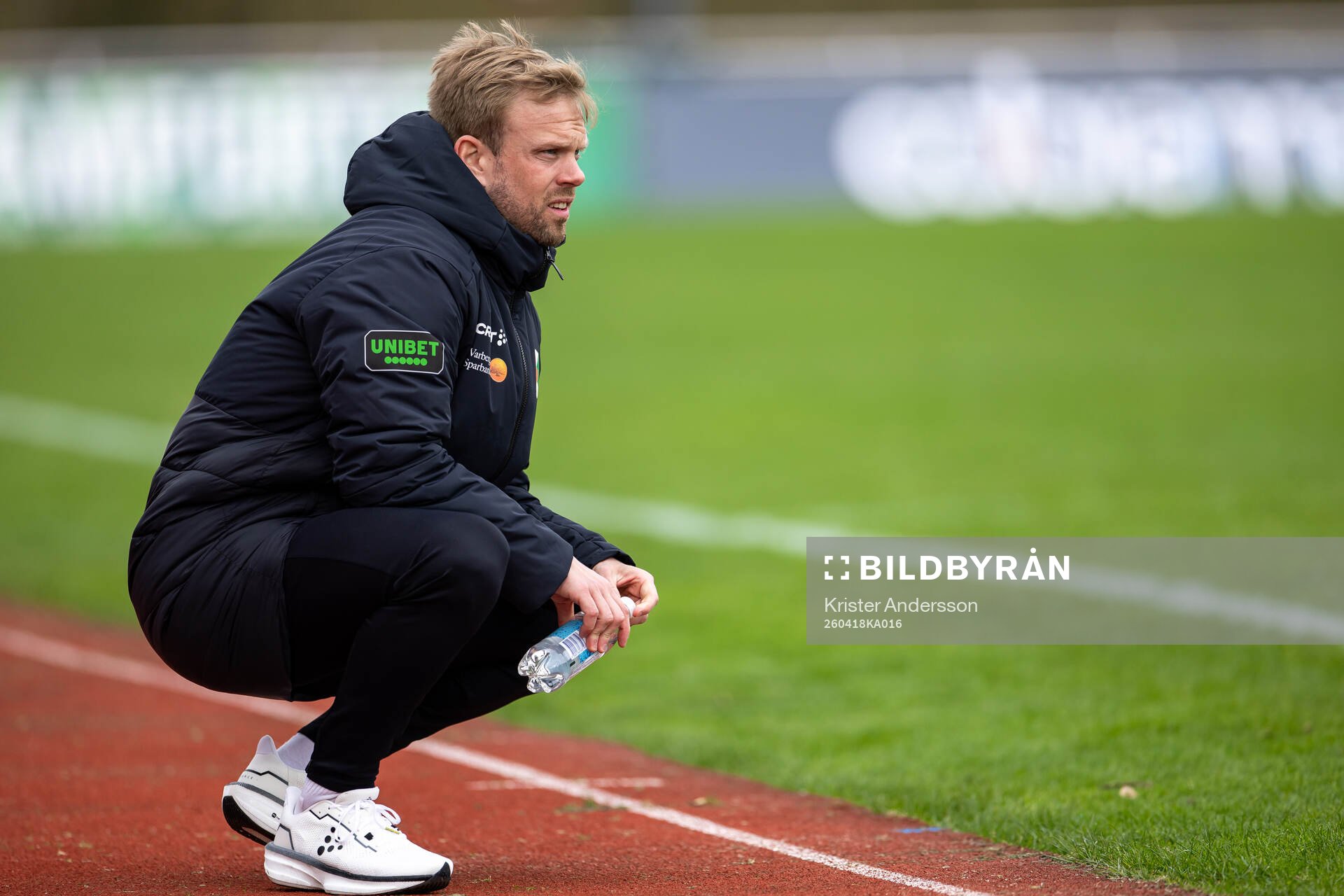 Varbergs tränare Victor Salwén
