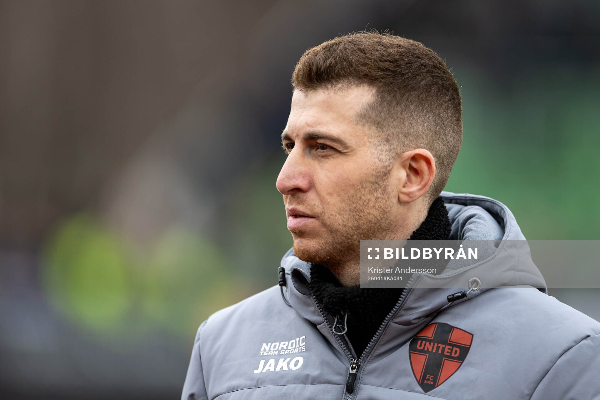 Nordic United FCs tränare Steven Younan