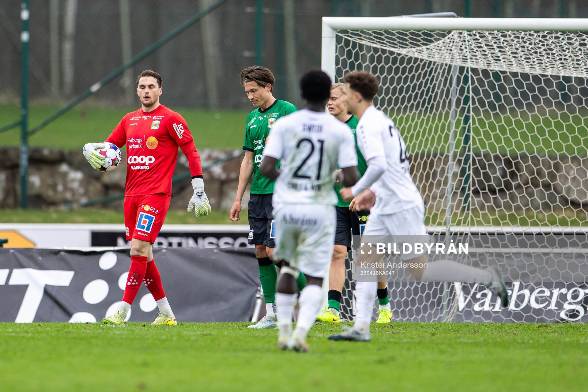 Varbergs målvakt Oscar Ekman