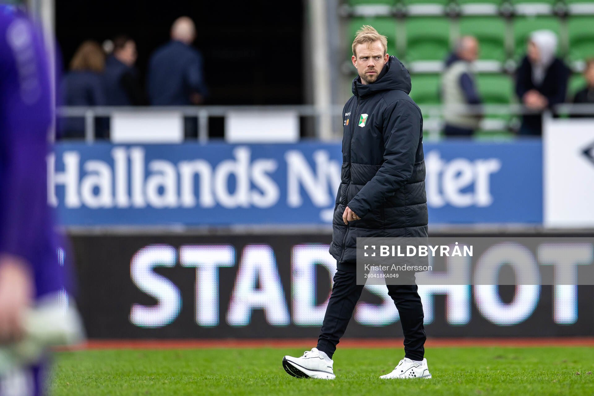 Varbergs tränare Victor Salwén