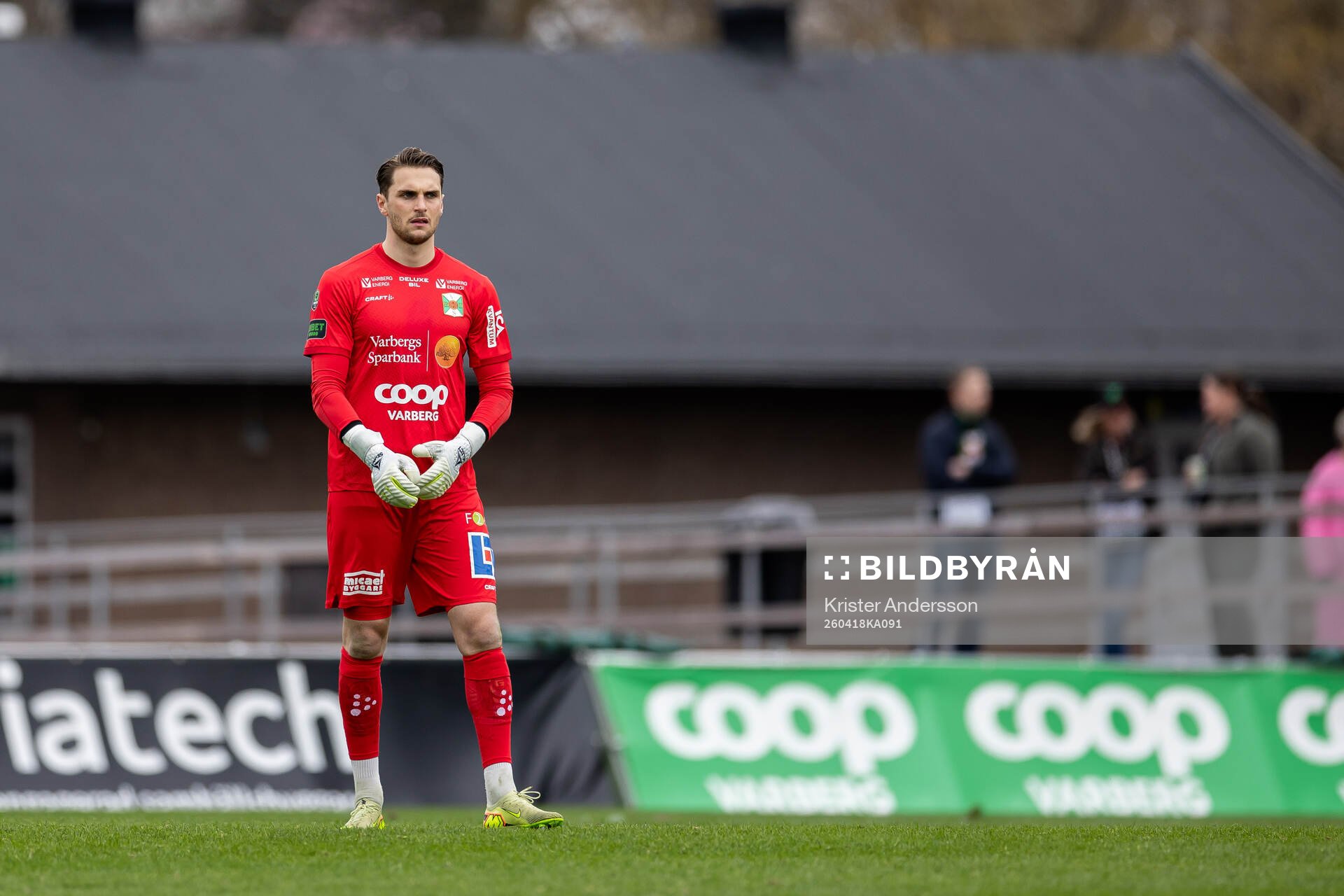 Varbergs målvakt Oscar Ekman