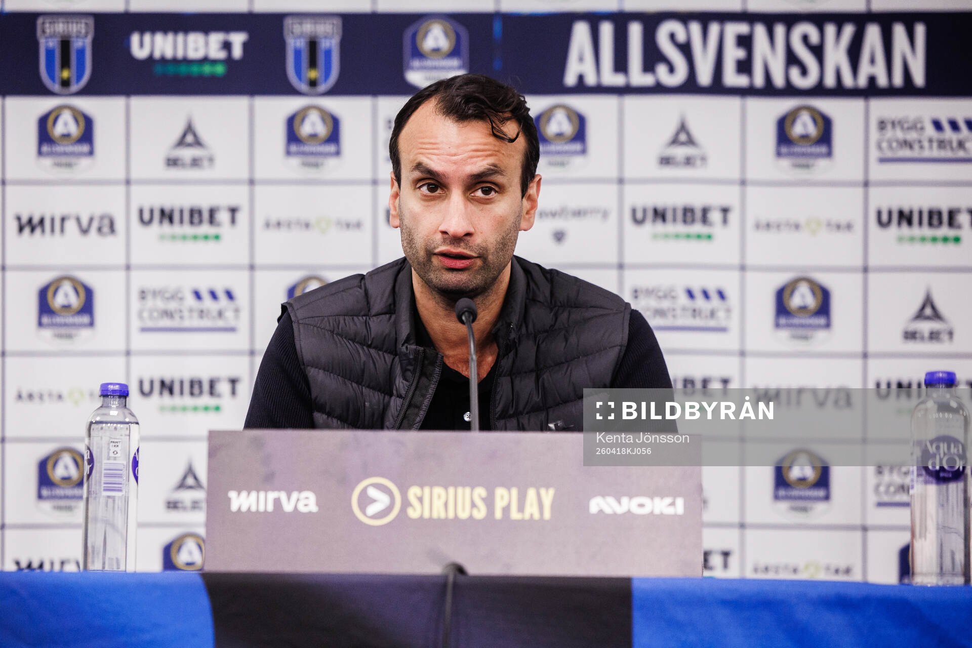 Sirius tränare Andreas Engelmark