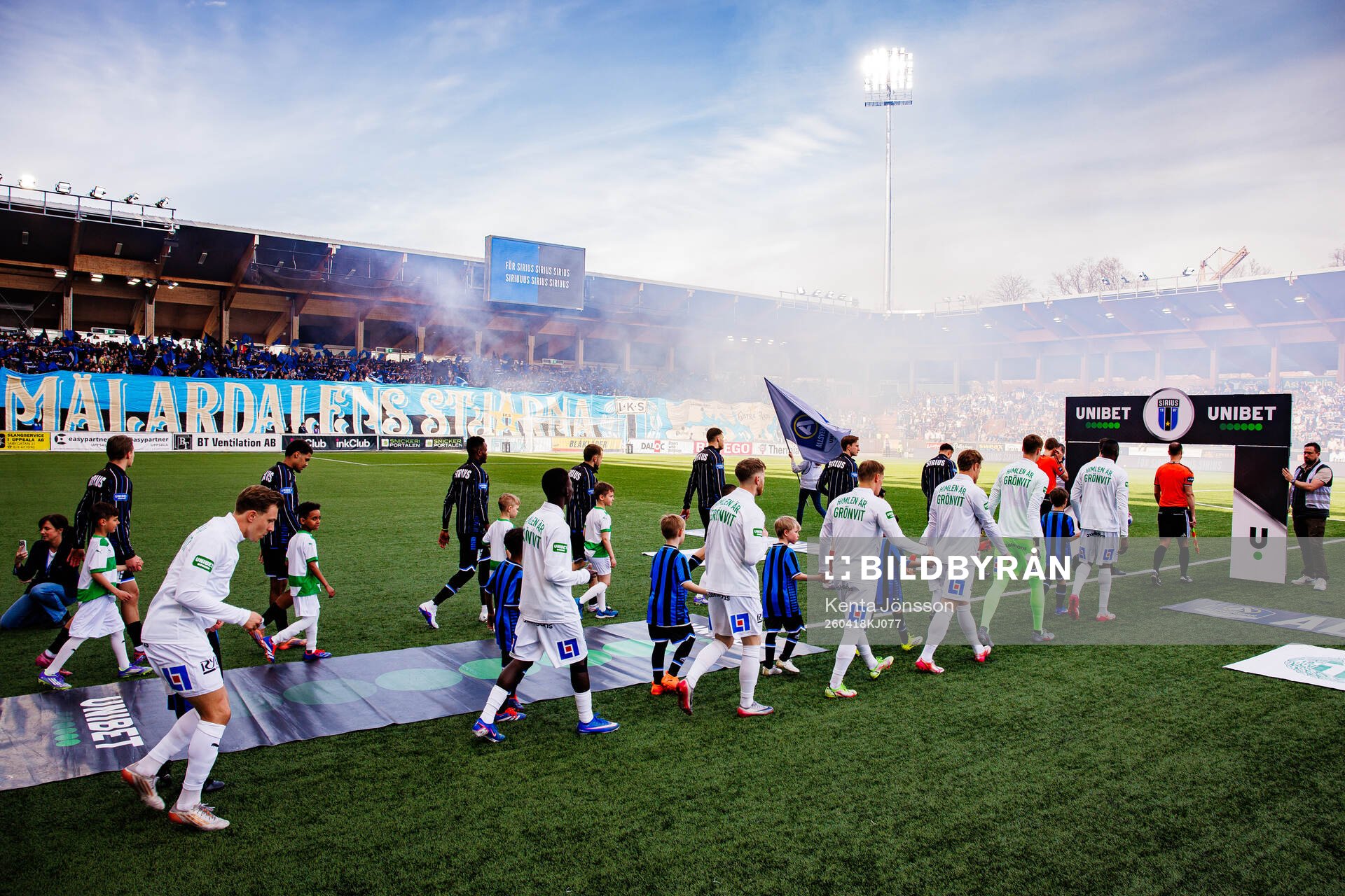 Västerås och Sirius spelare