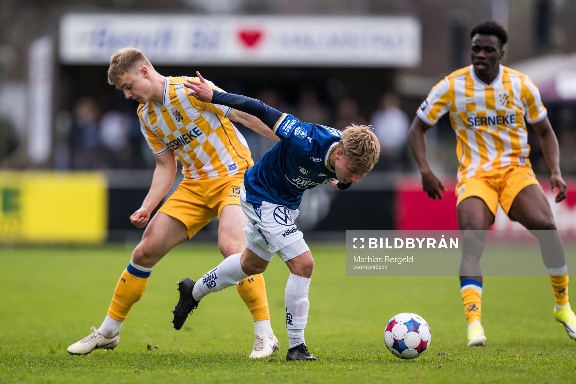 IFK Göteborgs David Kruse och Halmstads Otso Liimatta