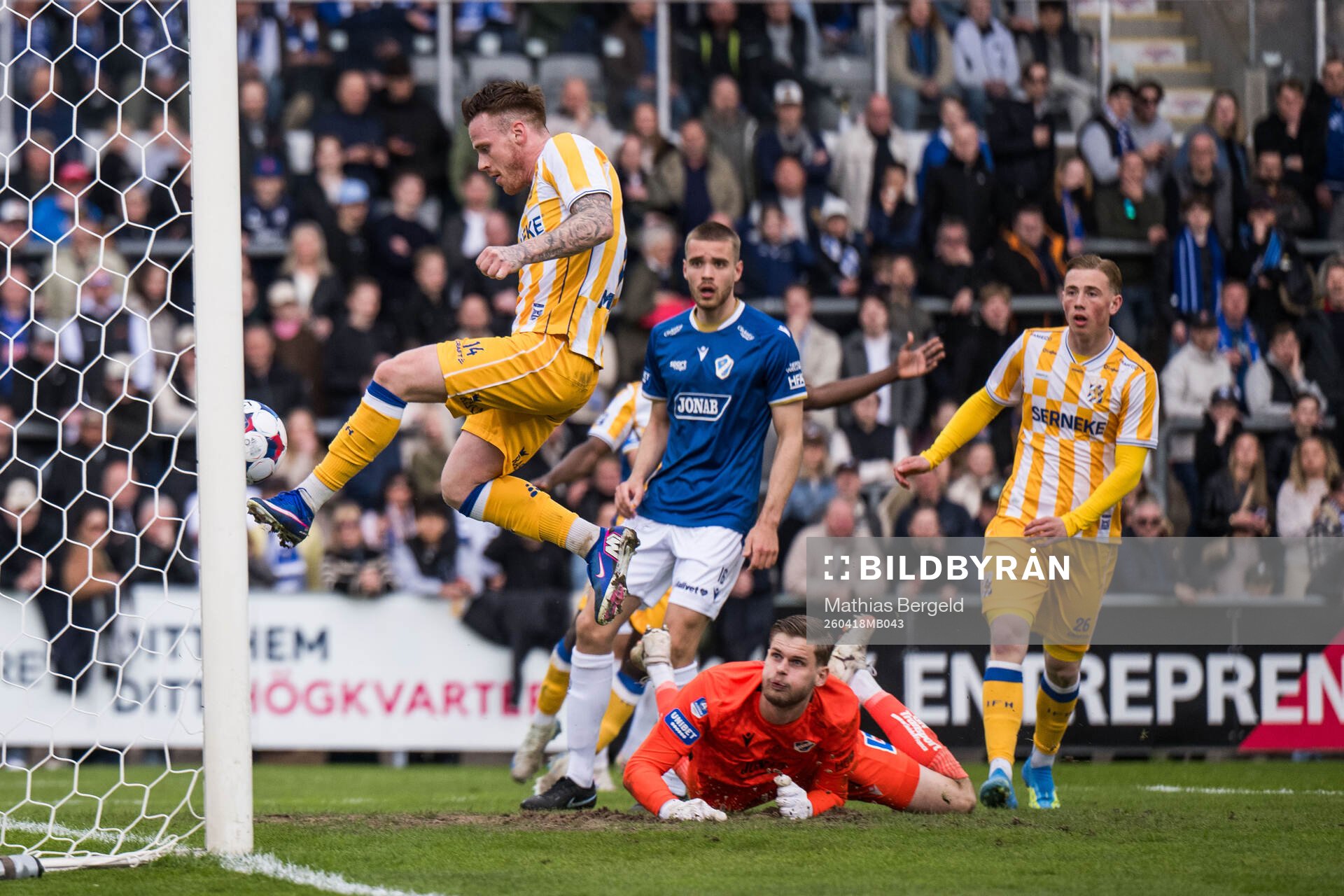 IFK Göteborgs Tobias Heintz gör 1-1