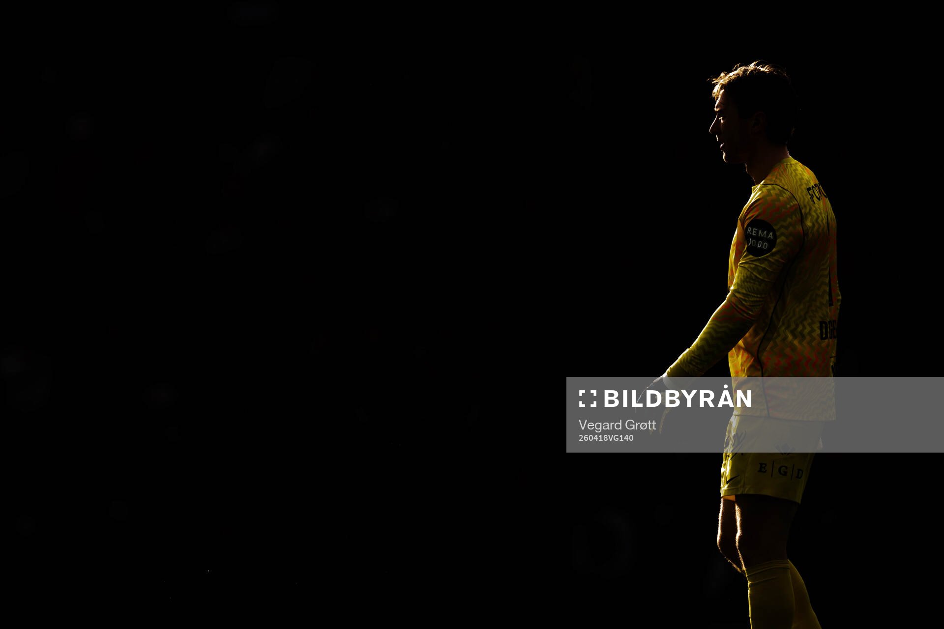 Goalkeeper Mathias Dyngeland of Brann