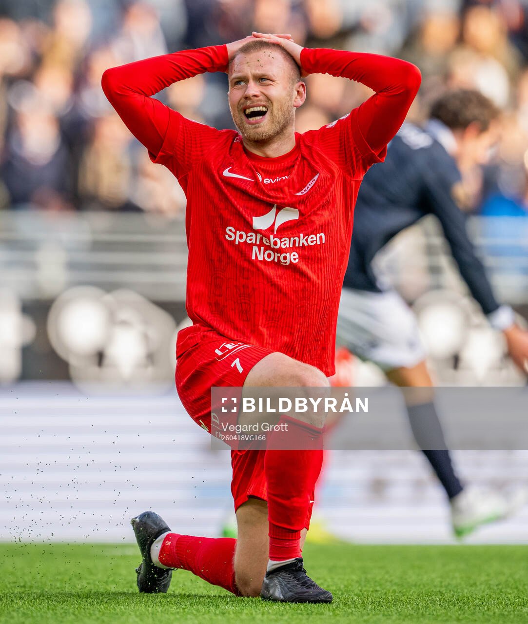 Jon Dagur Thorsteinsson of Brann reacts