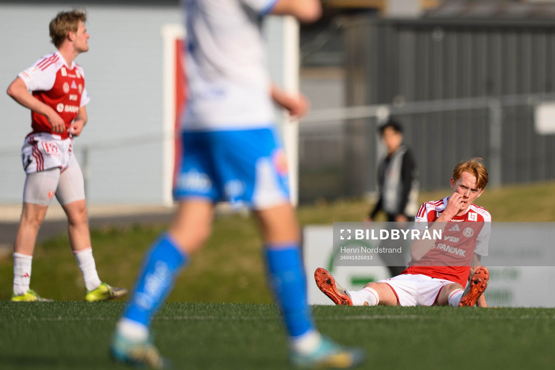 Sandvikens IFs Fabian Andersson deppar