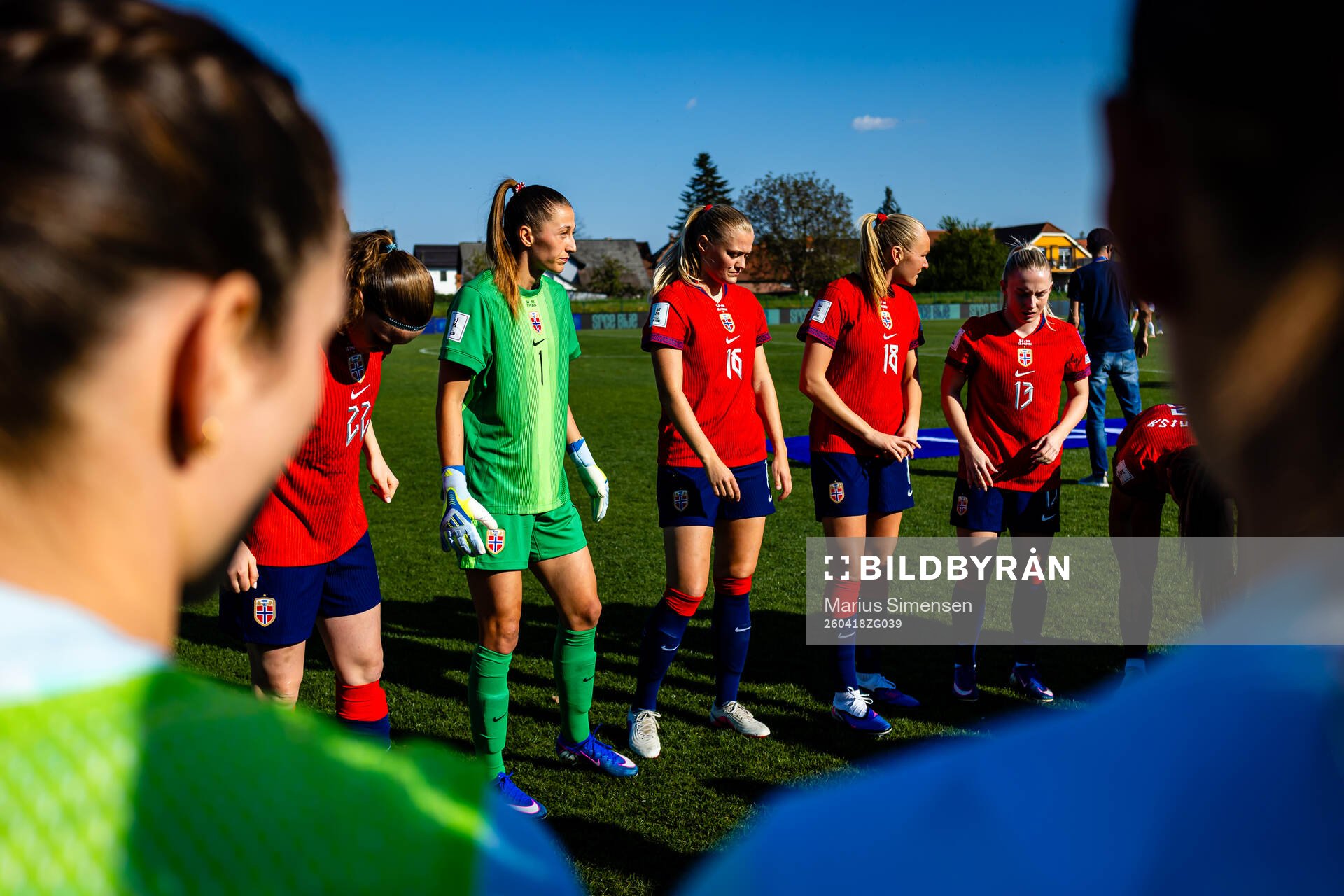 Goalkeeper Cecilie Fiskerstrand, Mathilde Harviken, Frida