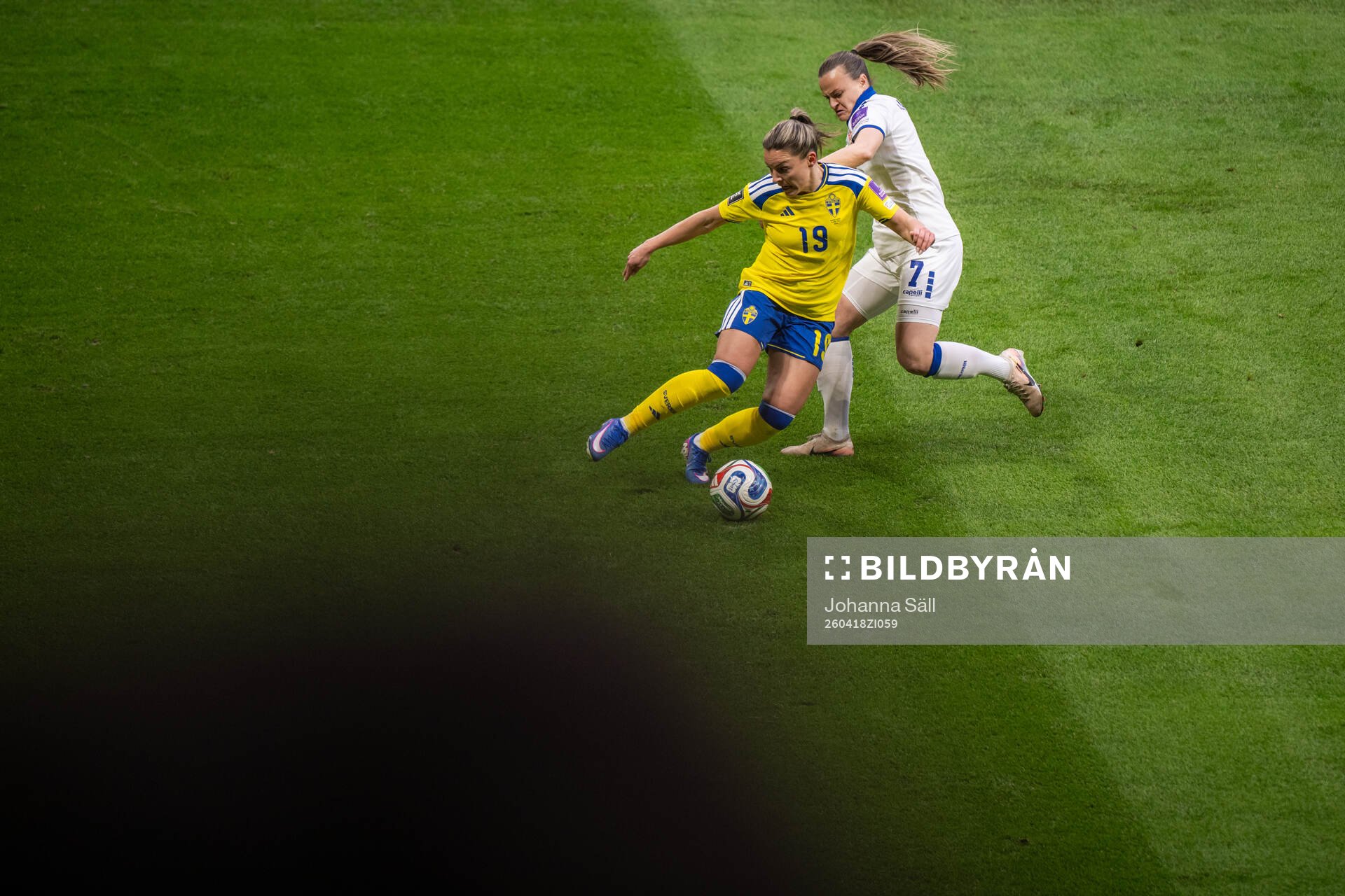 Johanna Rytting Kaneryd of Sweden and Milica Mijatovic of