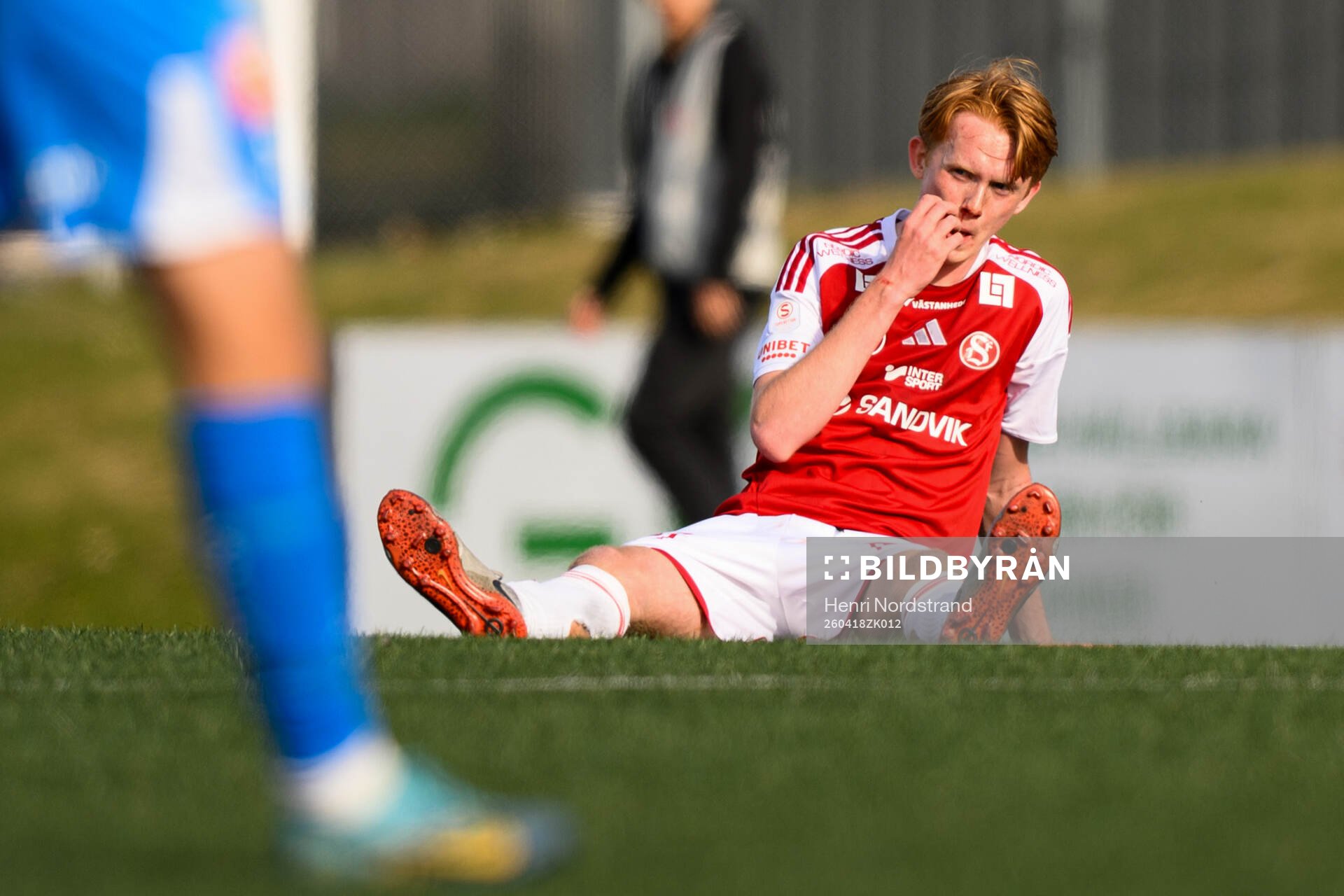 Sandvikens IFs Fabian Andersson deppar