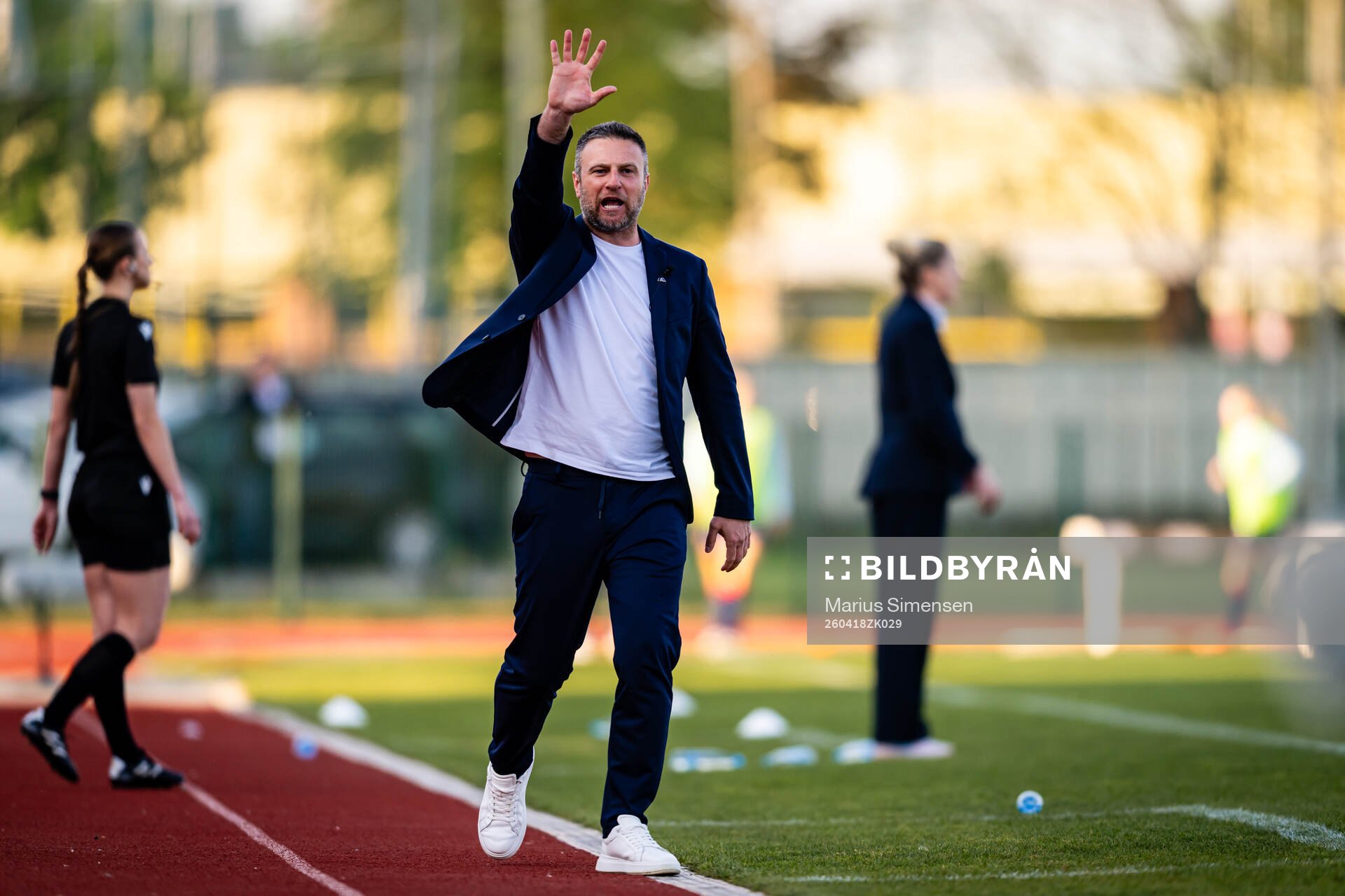 Head coach Sasa Kolman of Slovenia