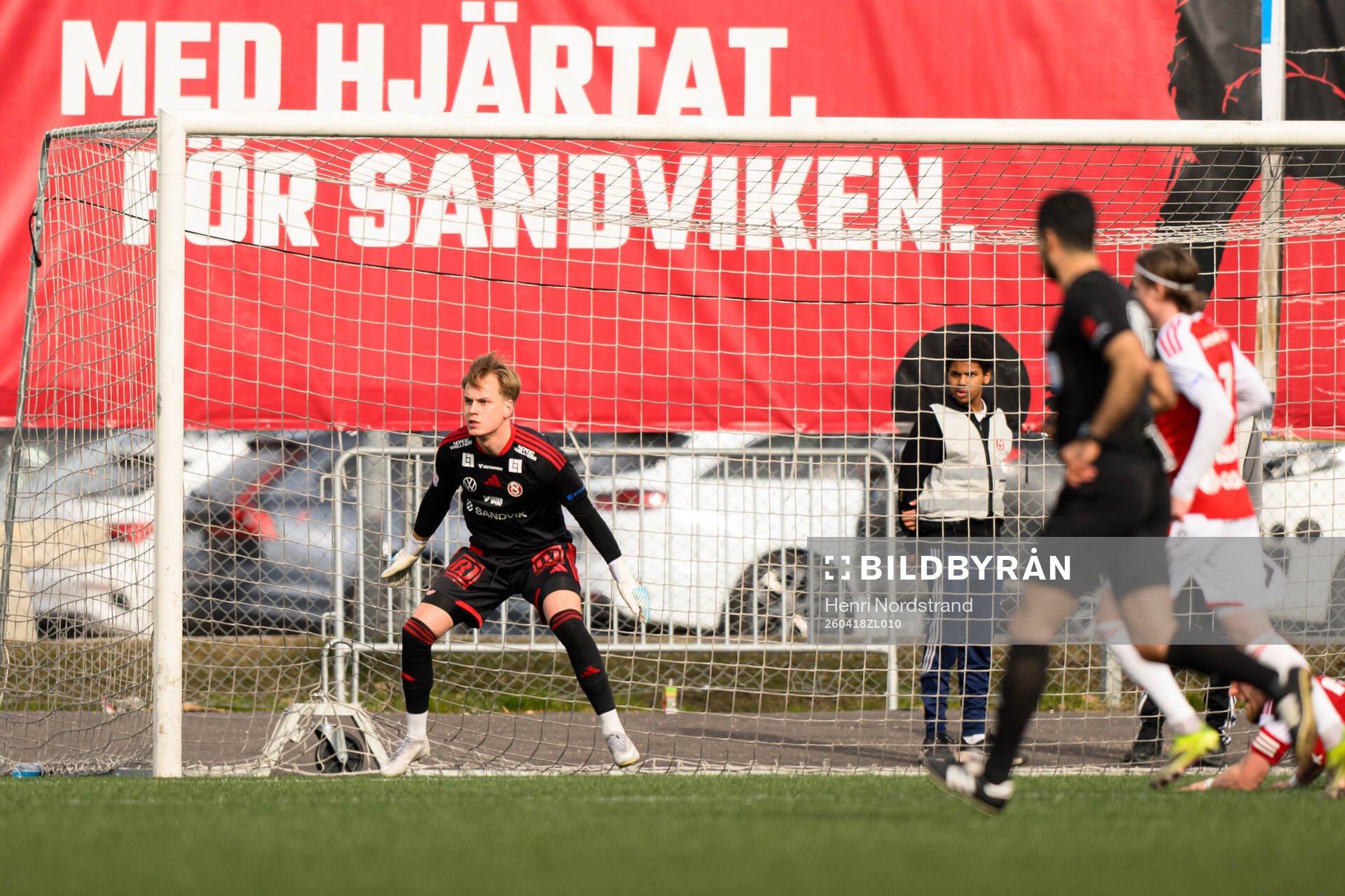 Sandvikens IFs målvakt Hannes Sveijer