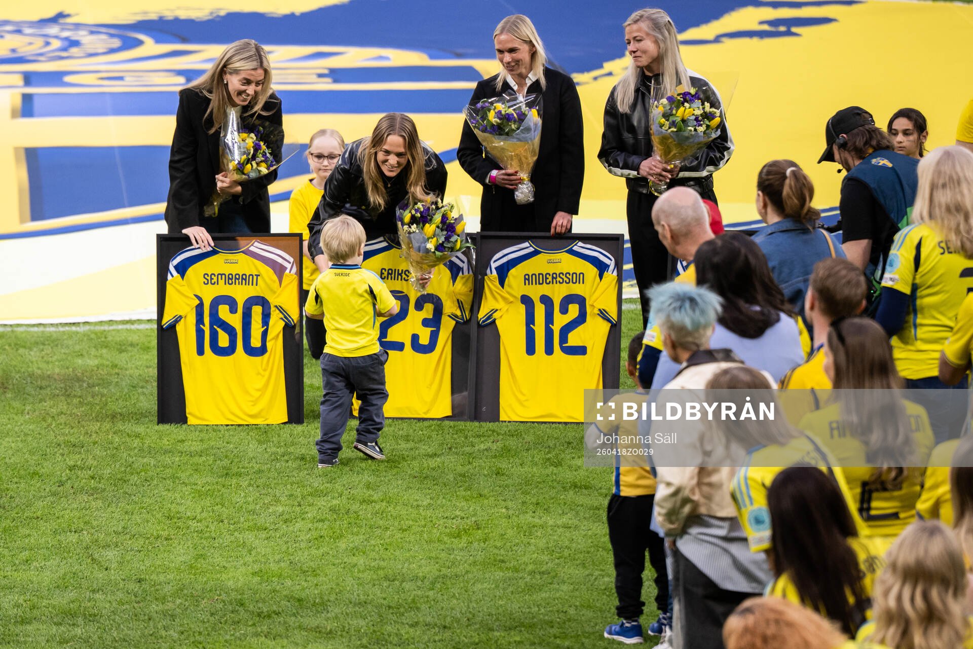 Former players of Sweden Linda Sembrant, Magdalena
