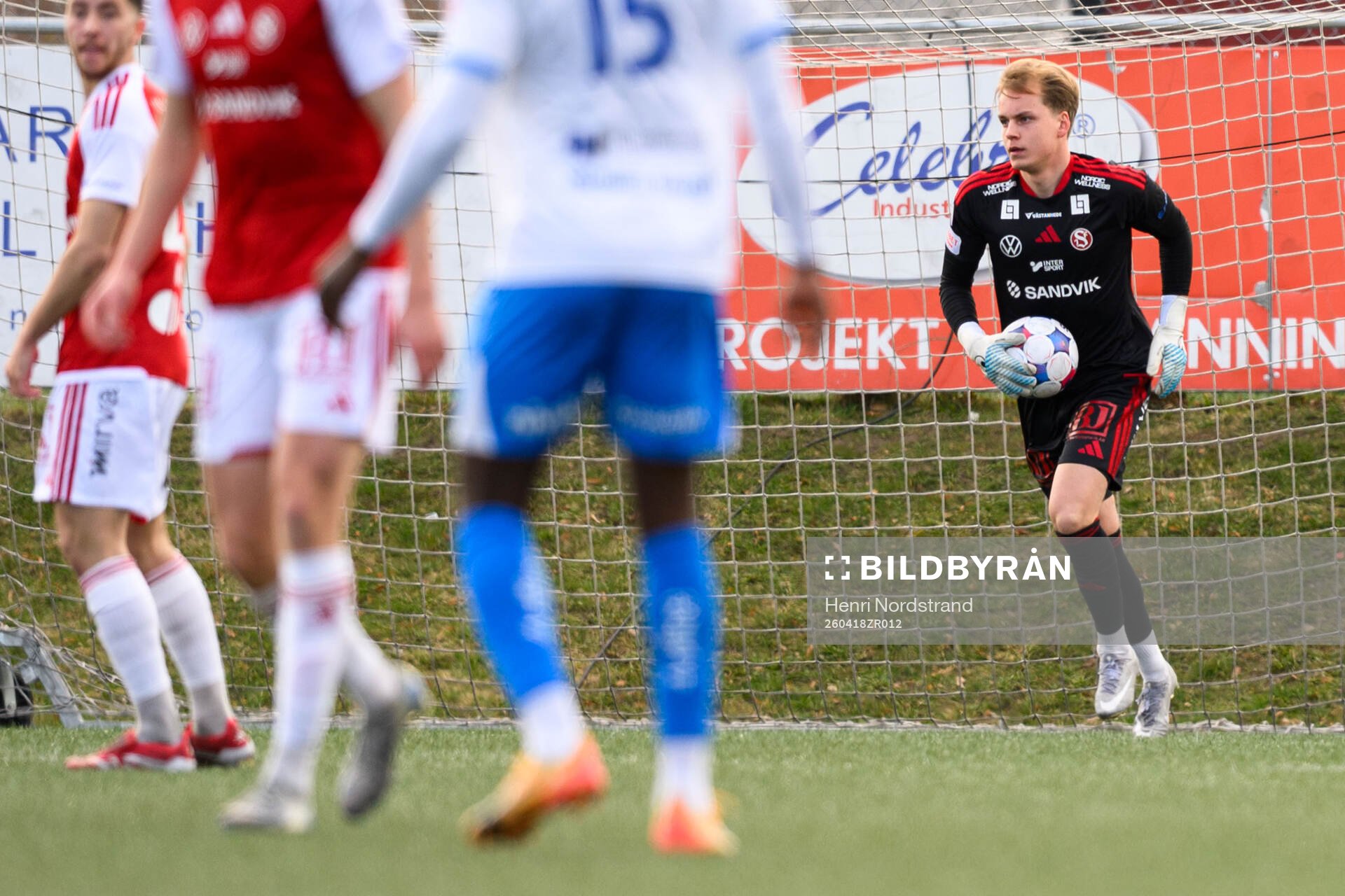 Sandvikens IFs målvakt Hannes Sveijer